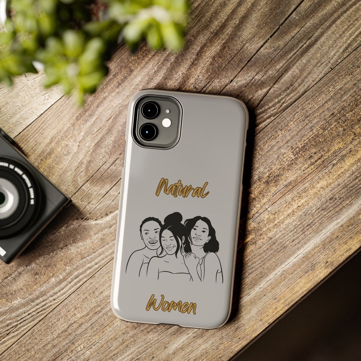 Natural Women Laughing Friends (BL)Tough Phone Cases LIGHT GREY