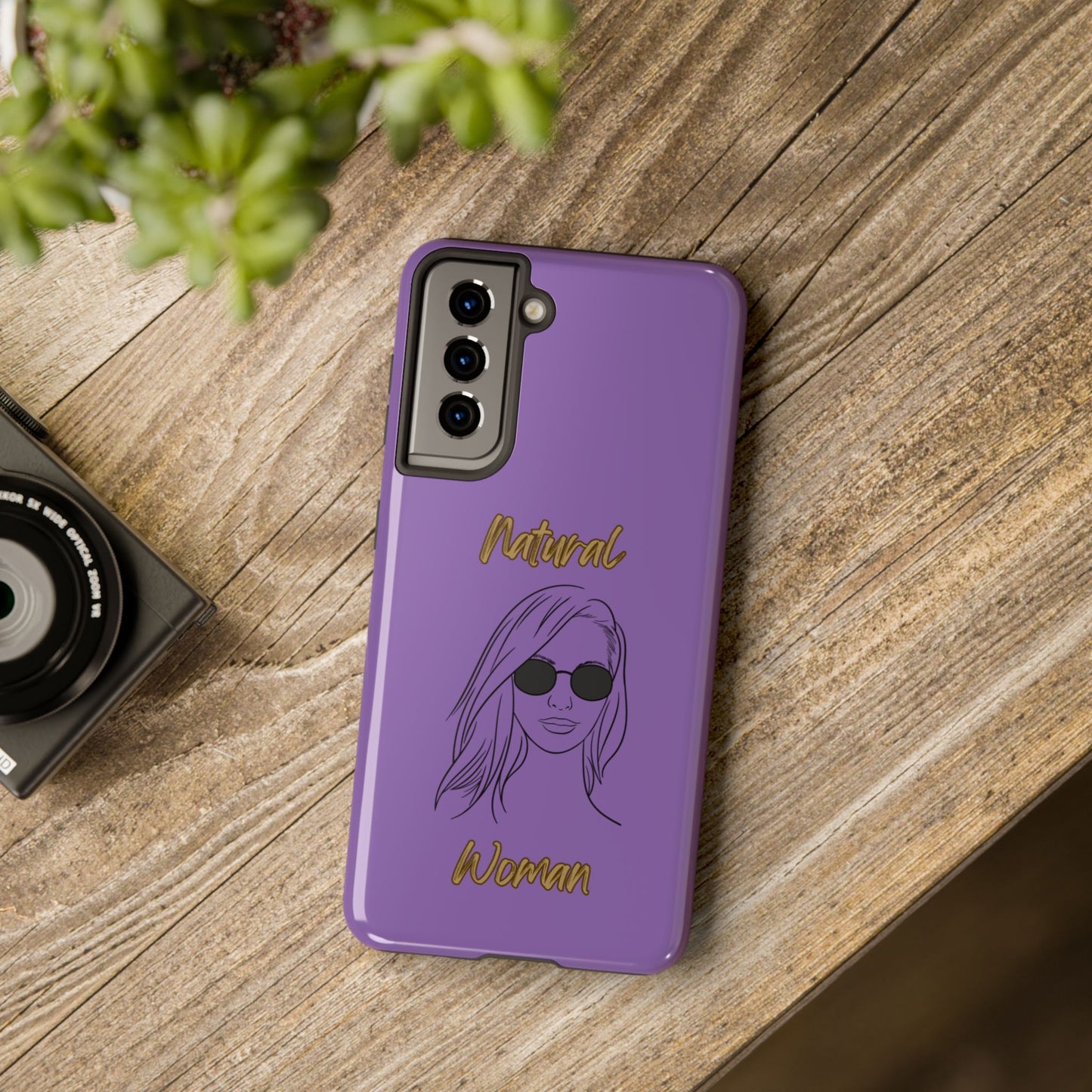Natural Woman Shades (BL)Tough Phone Cases LIGHT PURPLE