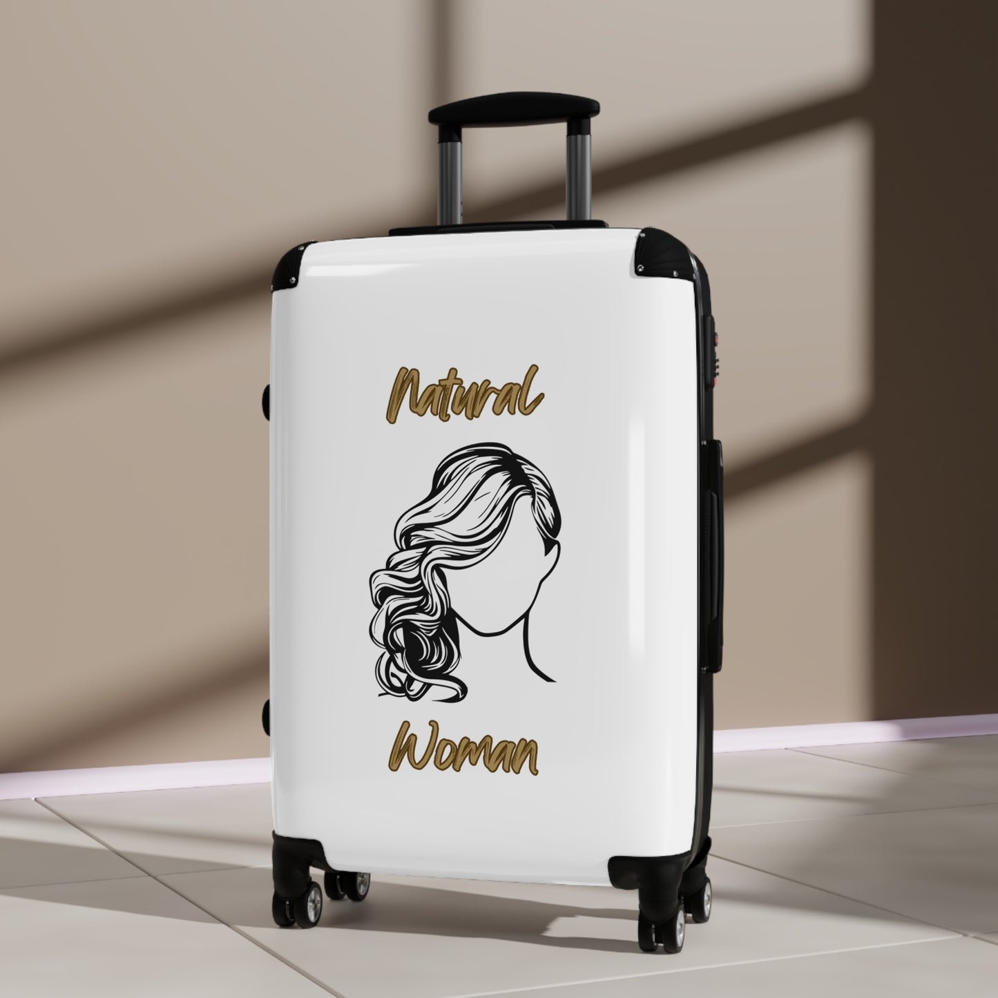 Natural Woman Long Curl (BL) Suitcase WHITE