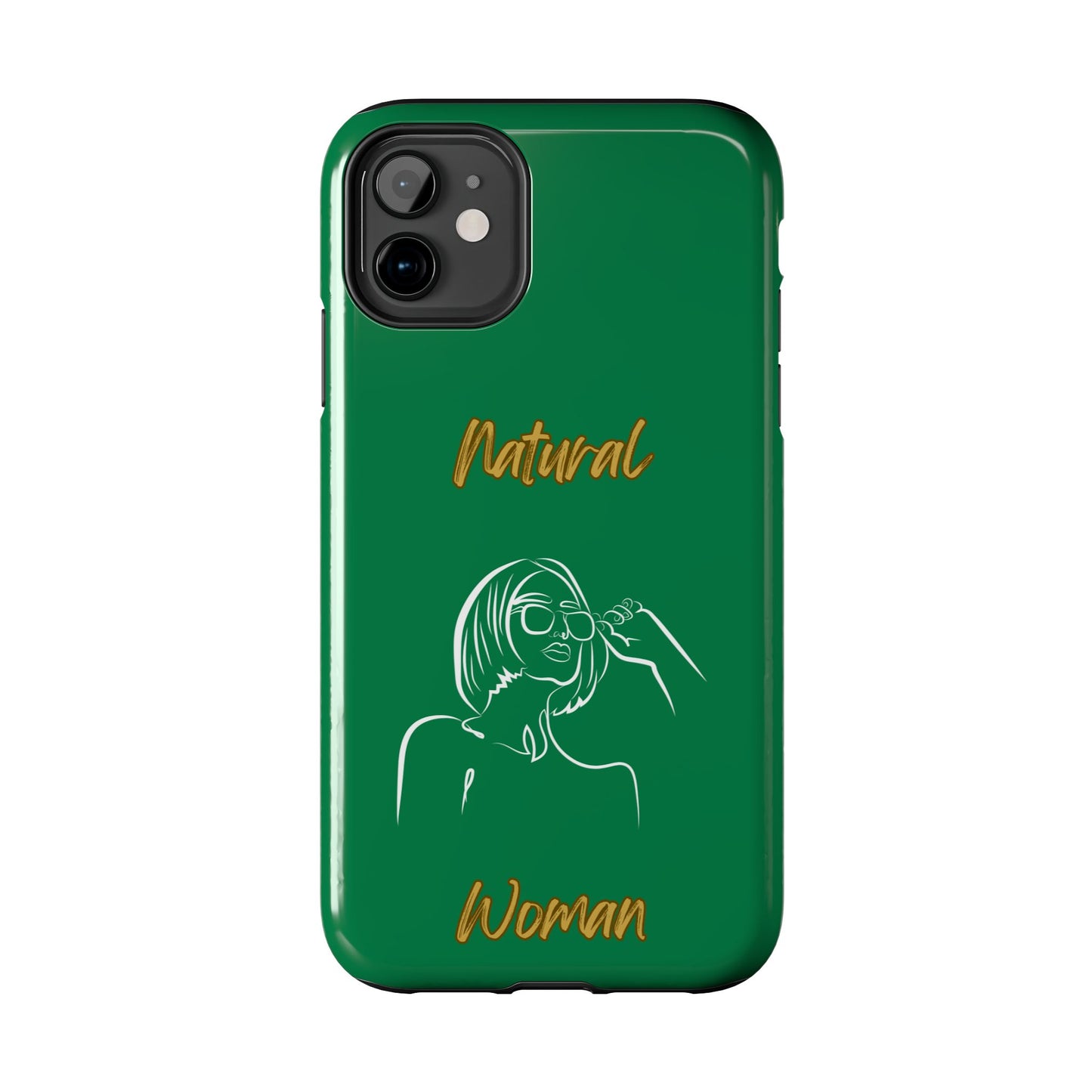 Natural Woman Bright Future (WL)Tough Phone Cases DARK GREEN