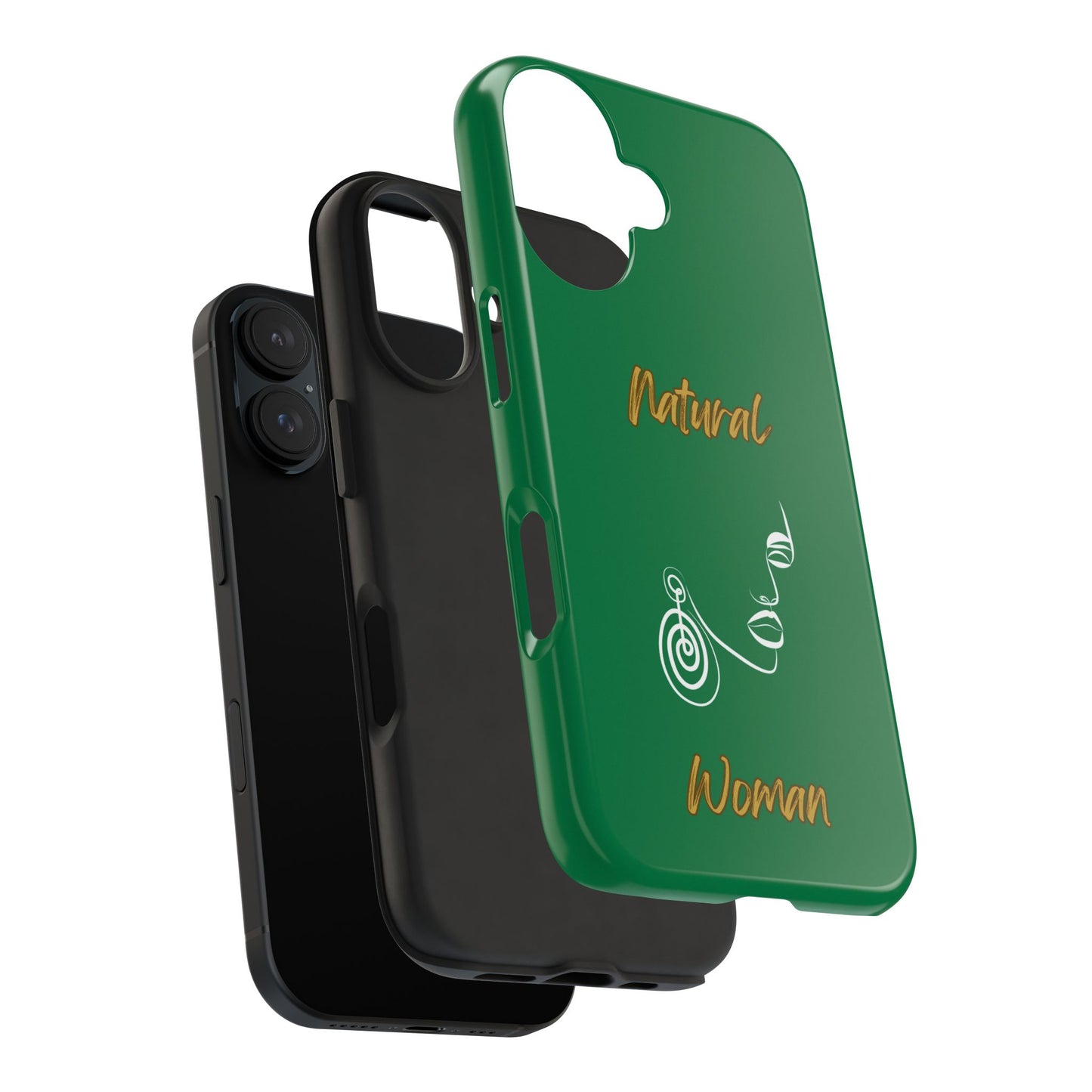 Natural Woman Music In My Soul (WL)Tough Phone Cases DARK GREEN