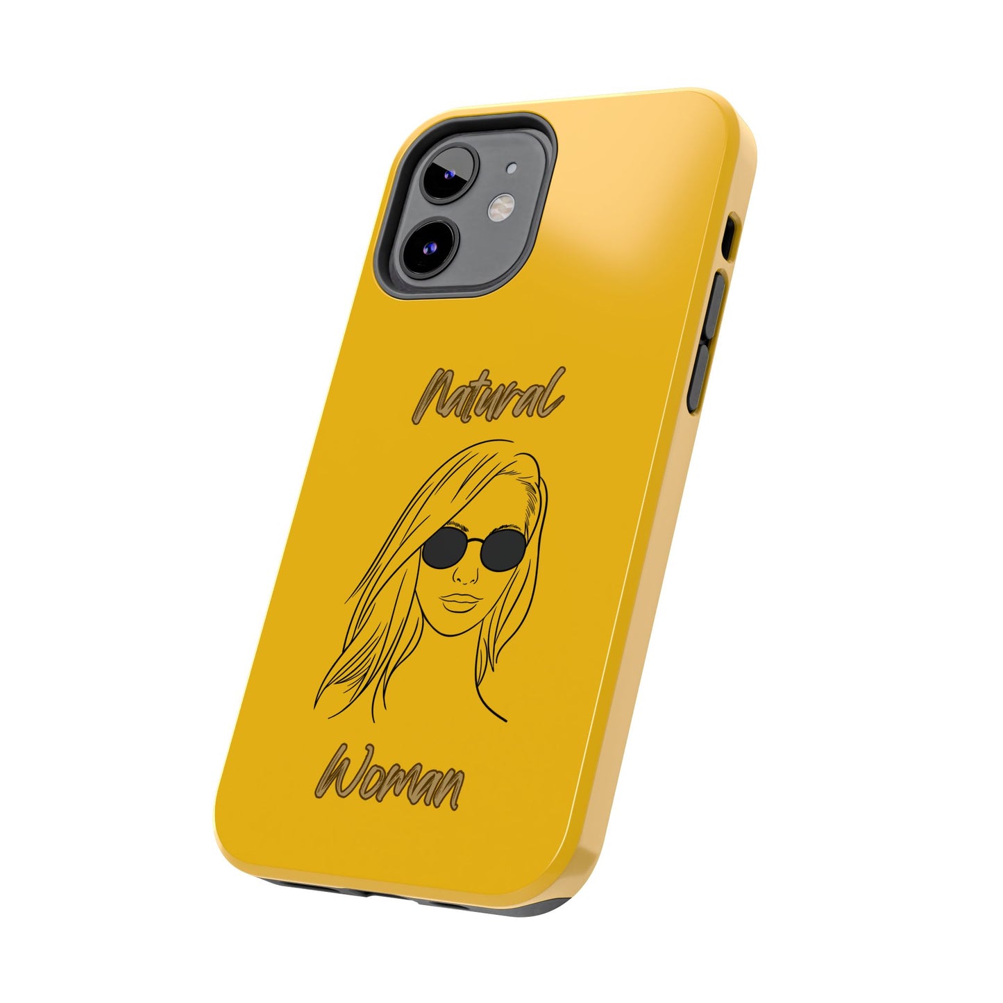 Natural Woman Shades (BL)Tough Phone Cases YELLOW