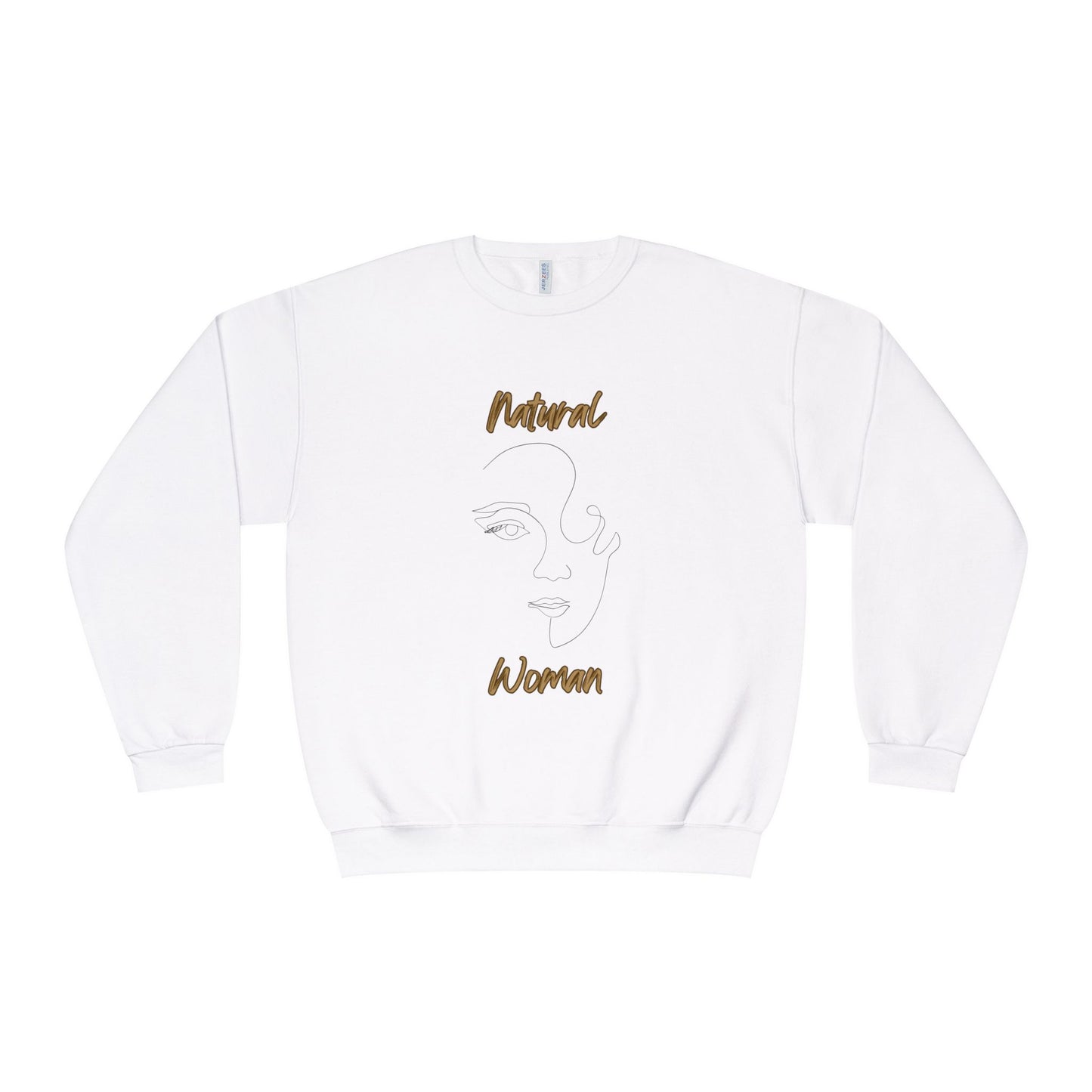 Natural Woman Looking (BL) Crewneck Sweatshirt
