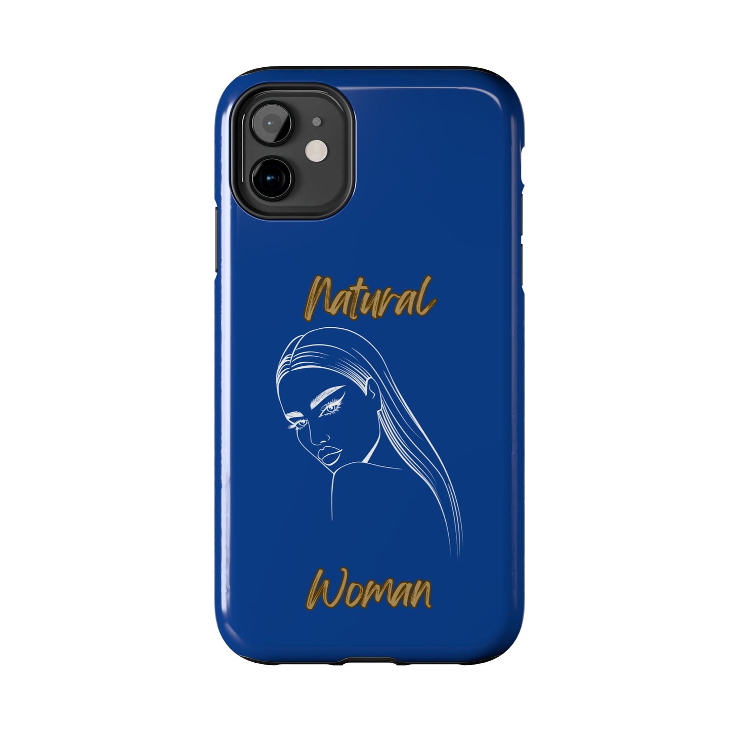 Natural Woman The Stare (WL)Tough Phone Cases DARK BLUE