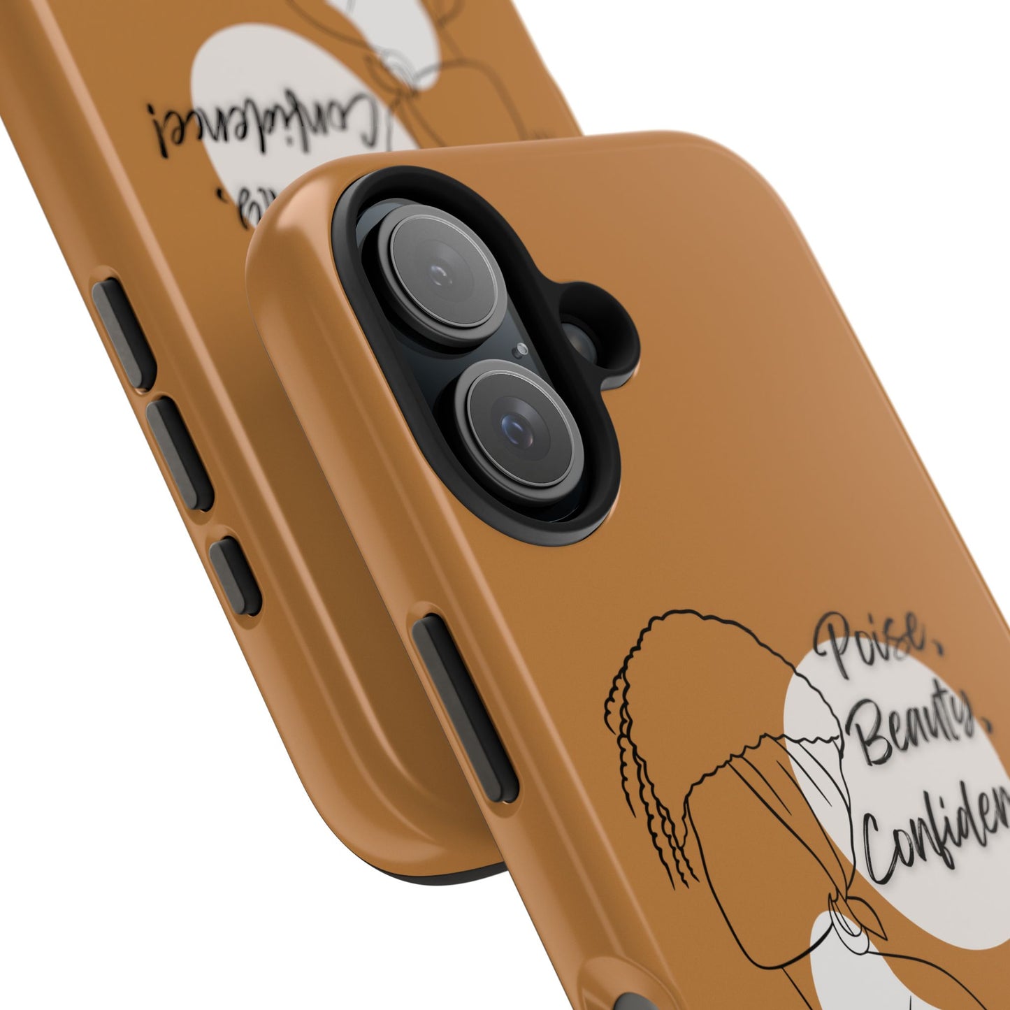 Natural woman Puff (BL)Tough Phone Cases LIGHT BROWN