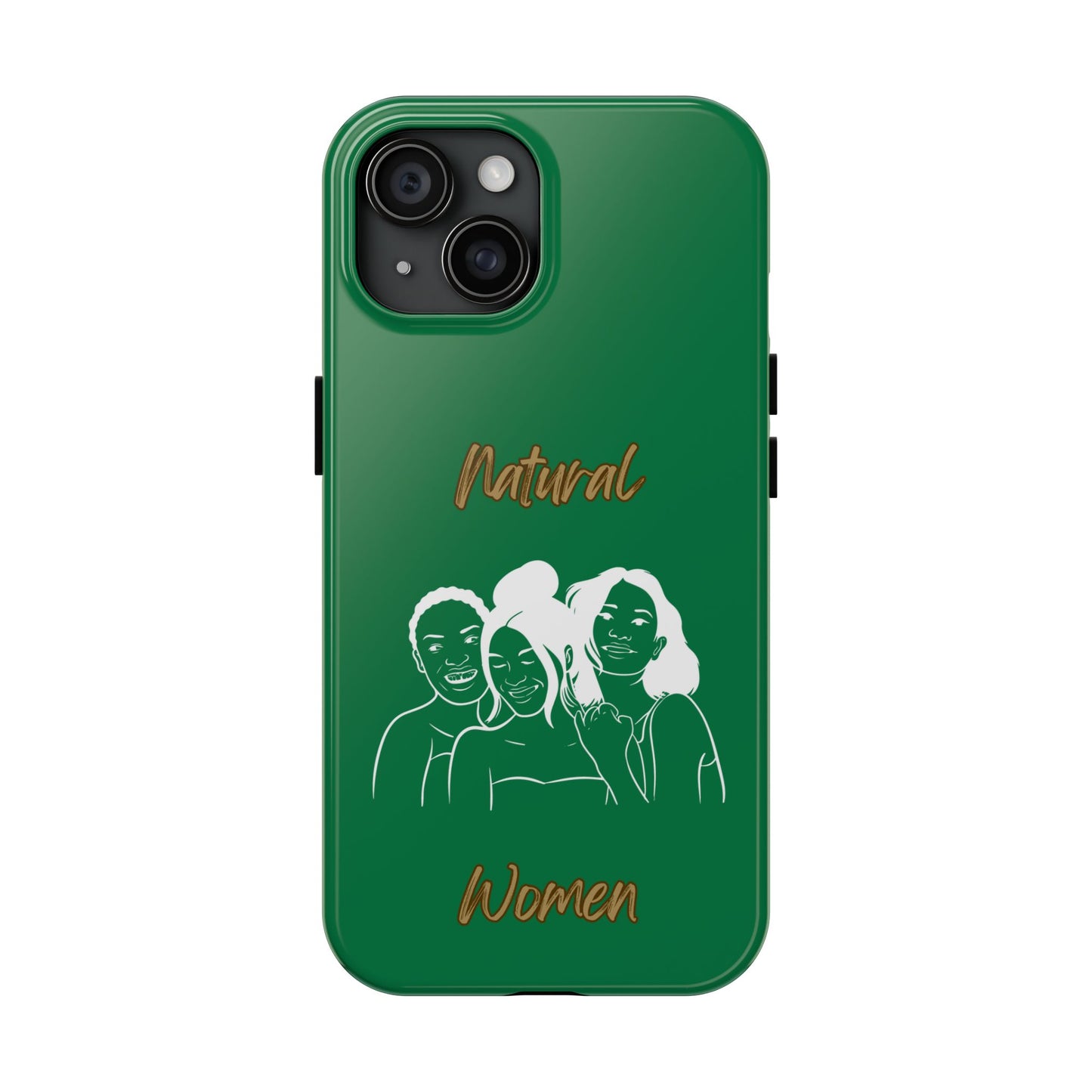 Natural Women Laughing Friends (WL)Tough Phone Cases DARK GREEN