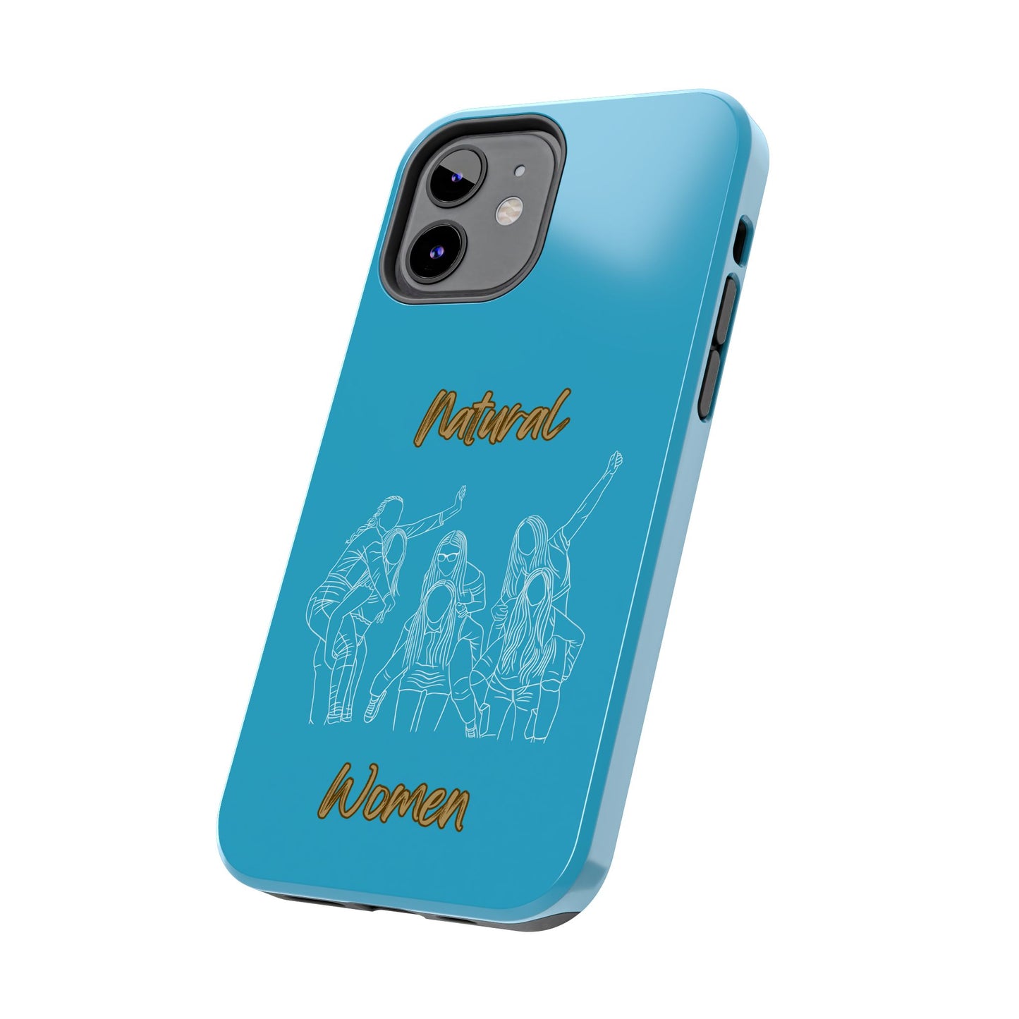 Natural Woman Piggy Back (WL)Tough Phone Cases TURQUOISE