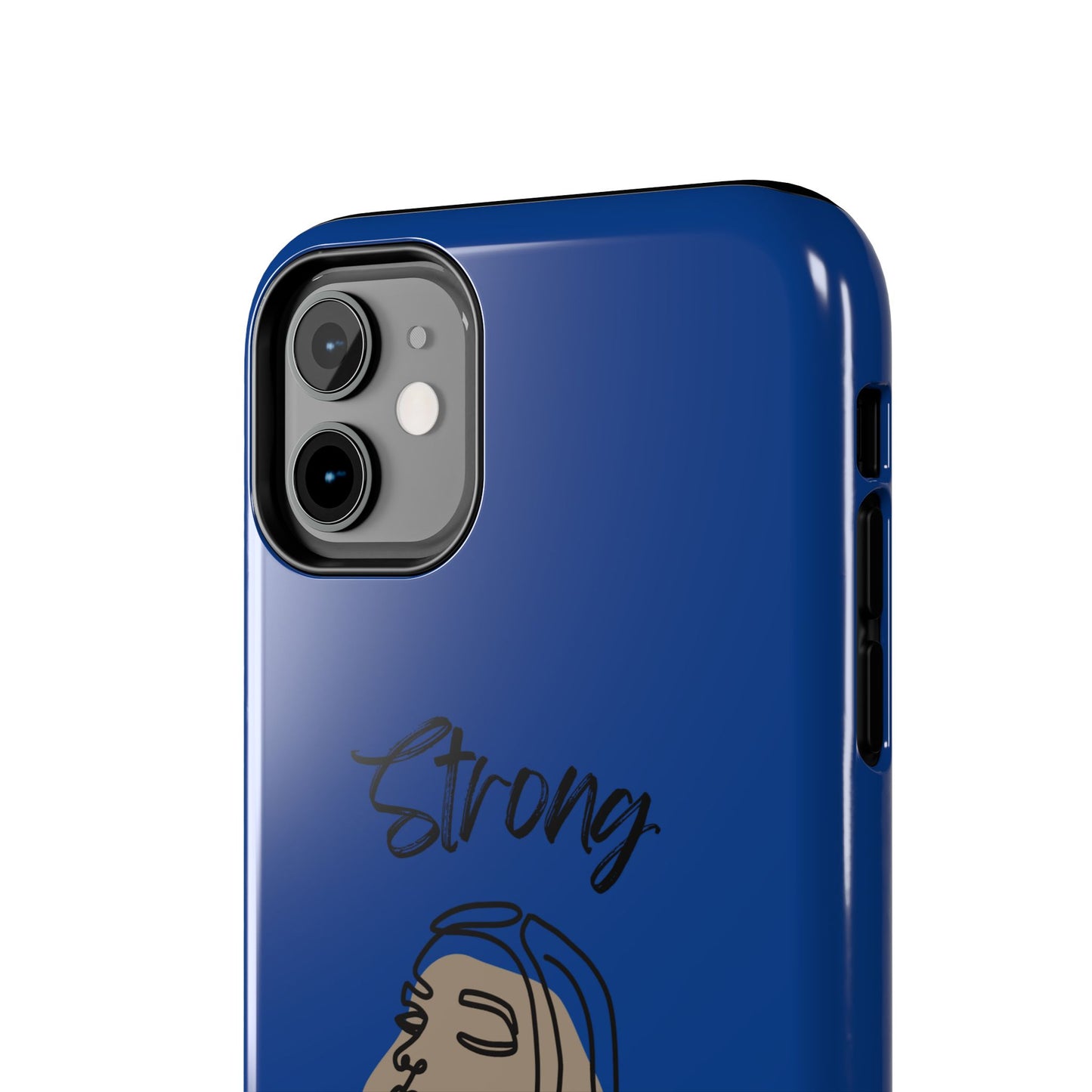 STRONG MOMMA Samsung Galaxy Tough Phone Cases (BL) Dark Blue