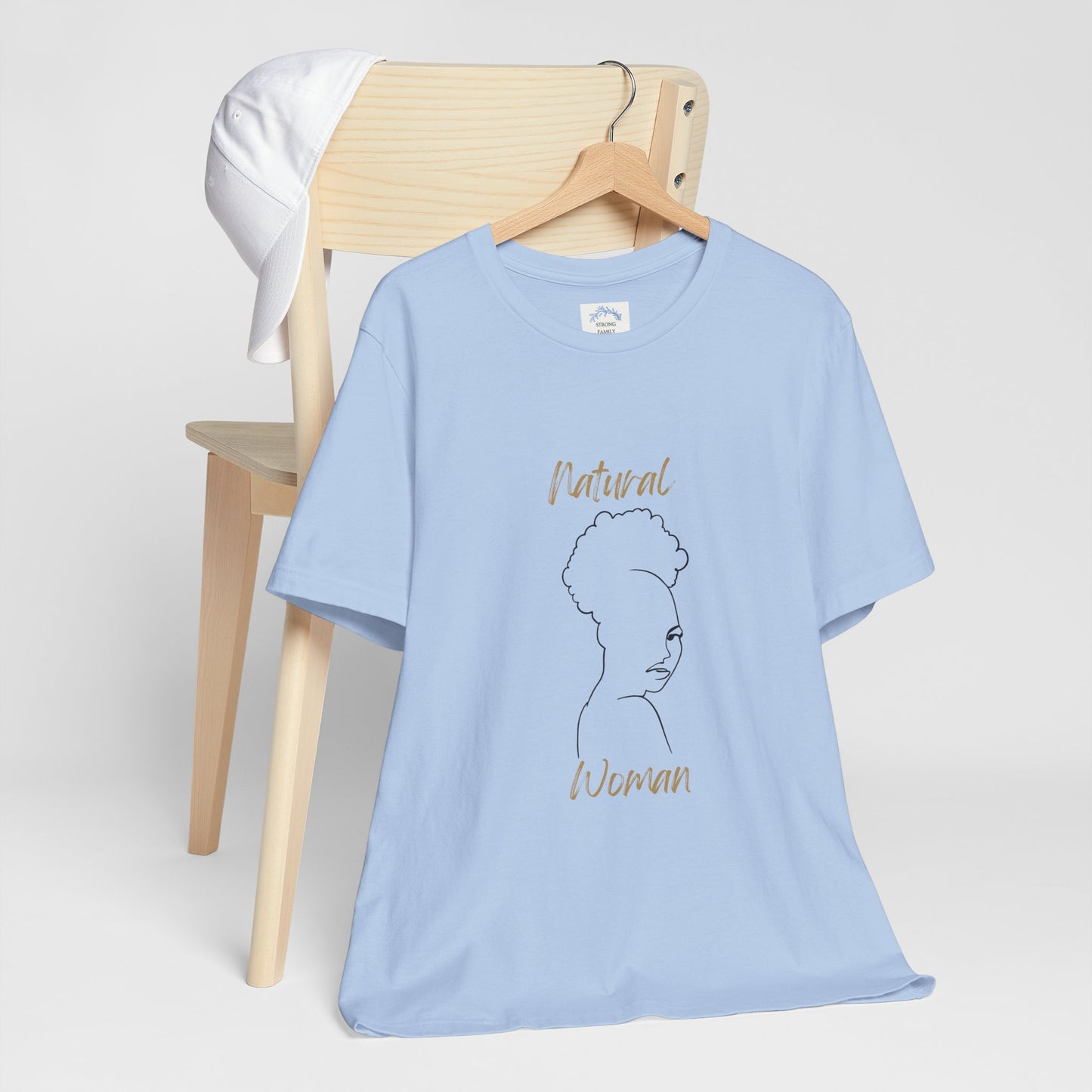 Natural Woman Twist Afro (BL) Short Sleeve T-Shirt