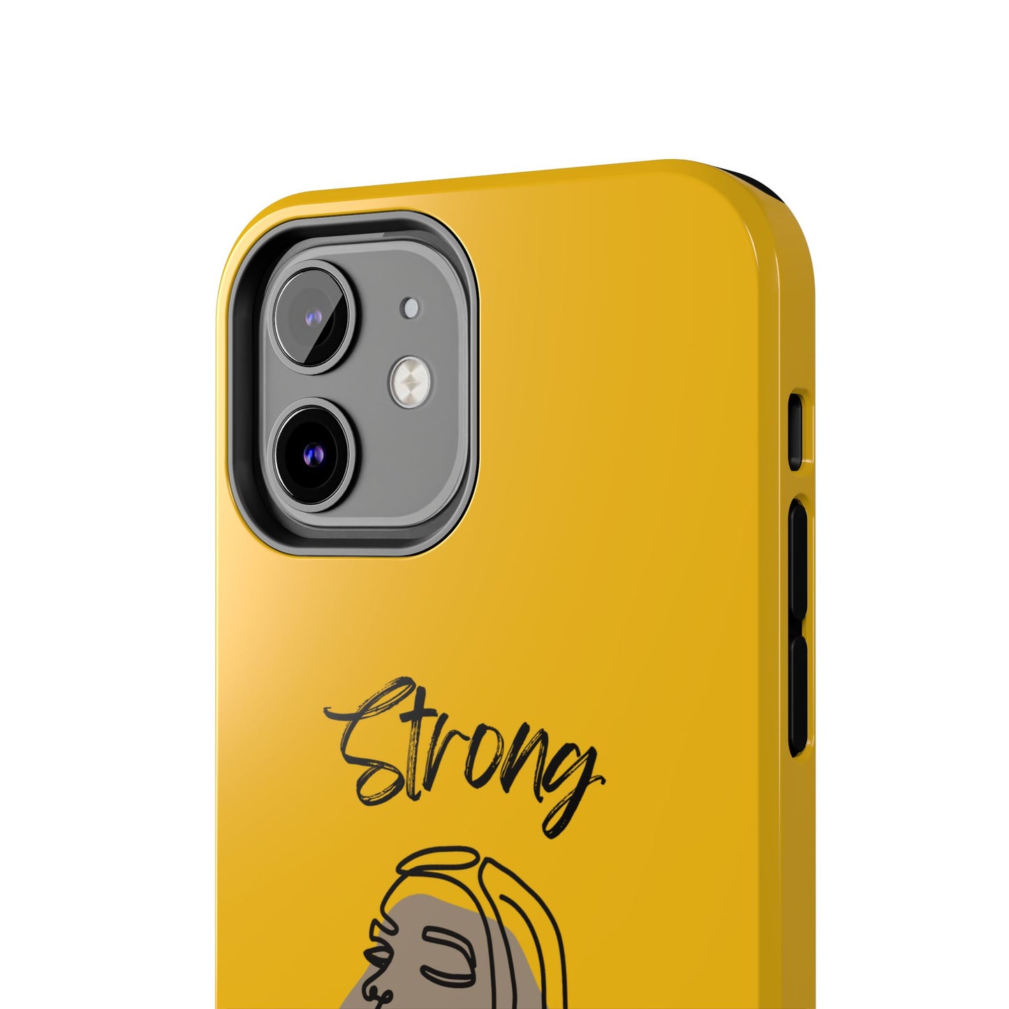 STRONG MOMMA Samsung Galaxy Tough Phone Cases (BL) Yellow