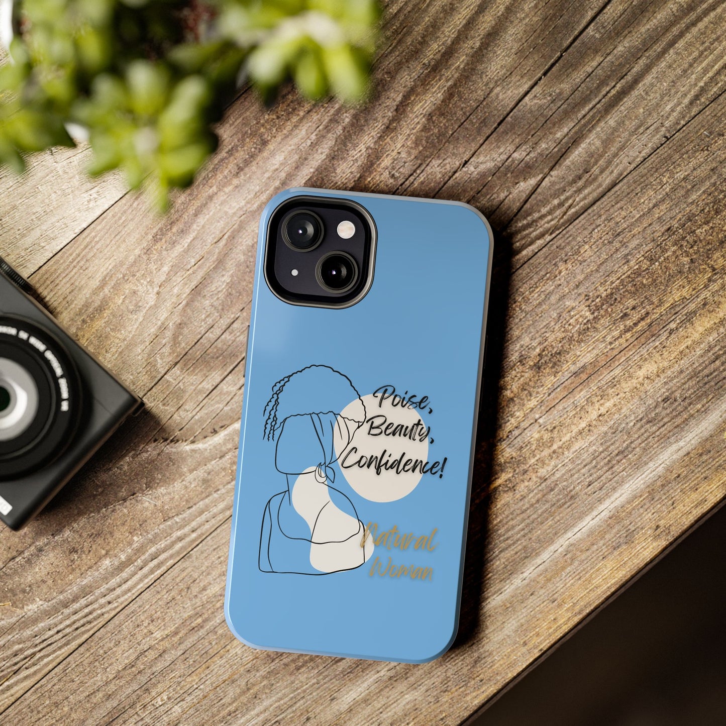 Natural Woman Puff (BL)Tough Phone Cases LIGHT BLUE