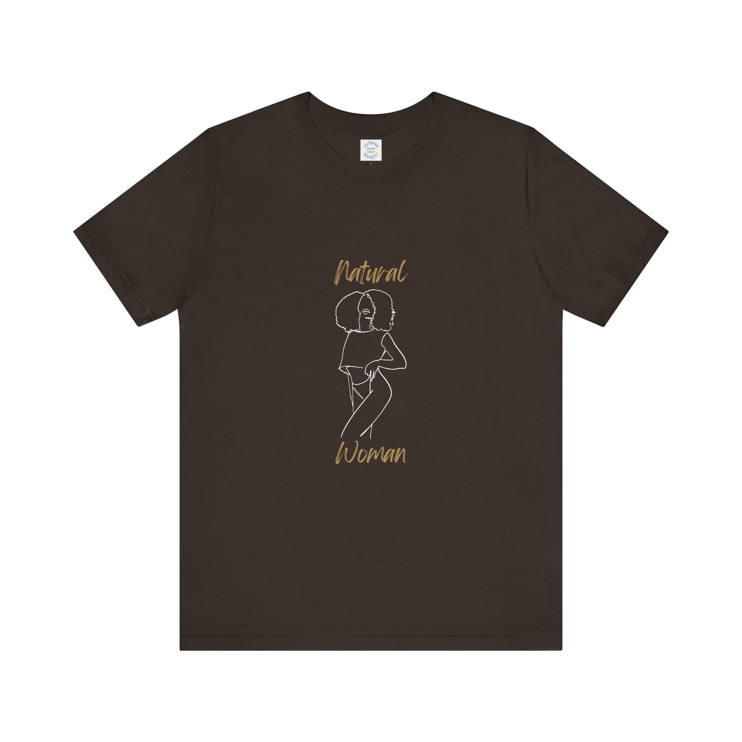 Natural Woman Pose (WL) Short Sleeve T-Shirt