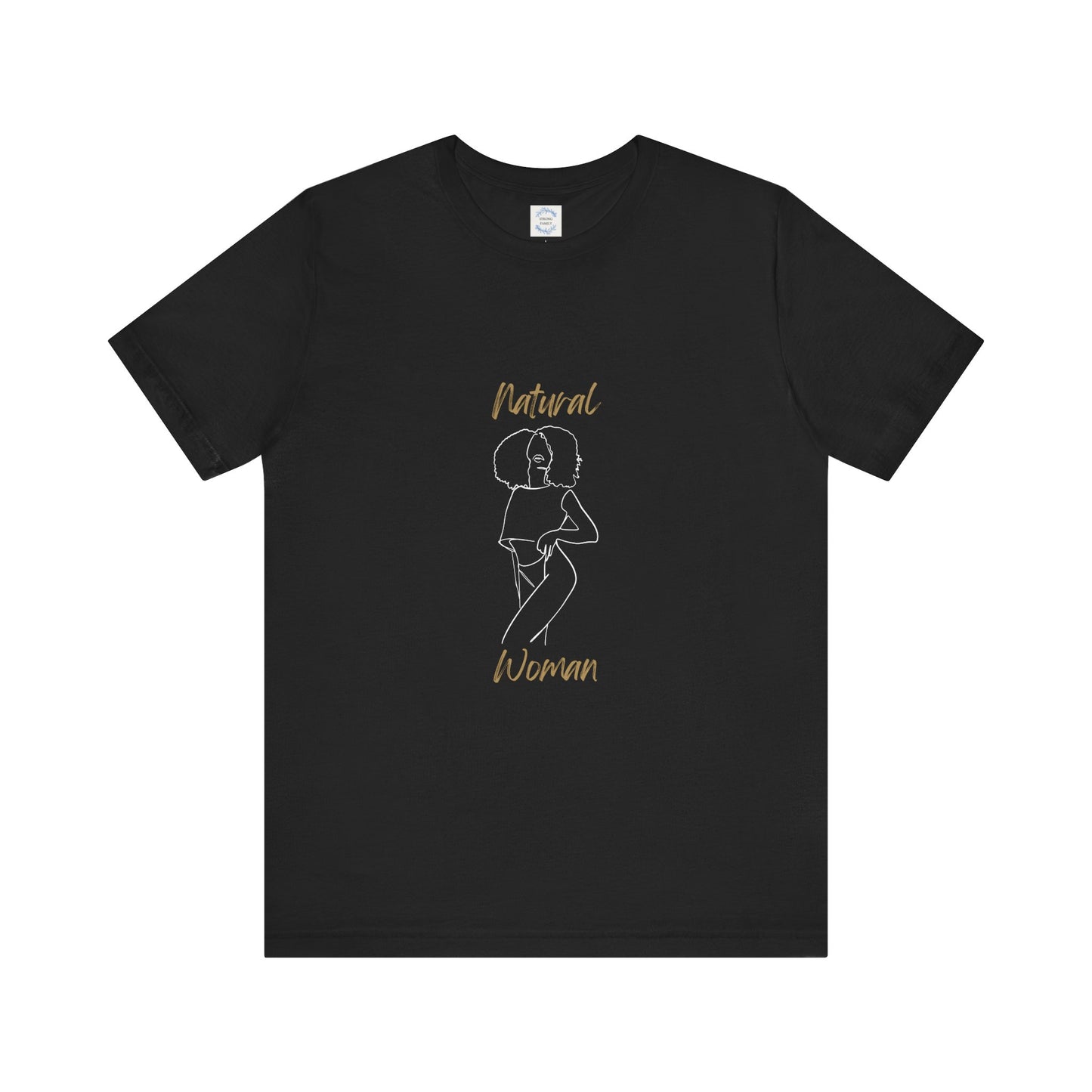 Natural Woman Pose (WL) Short Sleeve T-Shirt