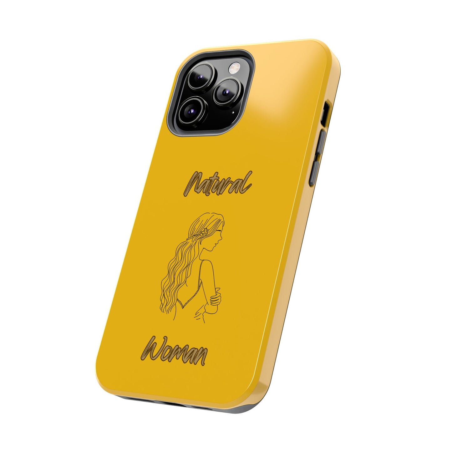 Natural Woman Young Woman (BL)Tough Phone Cases YELLOW