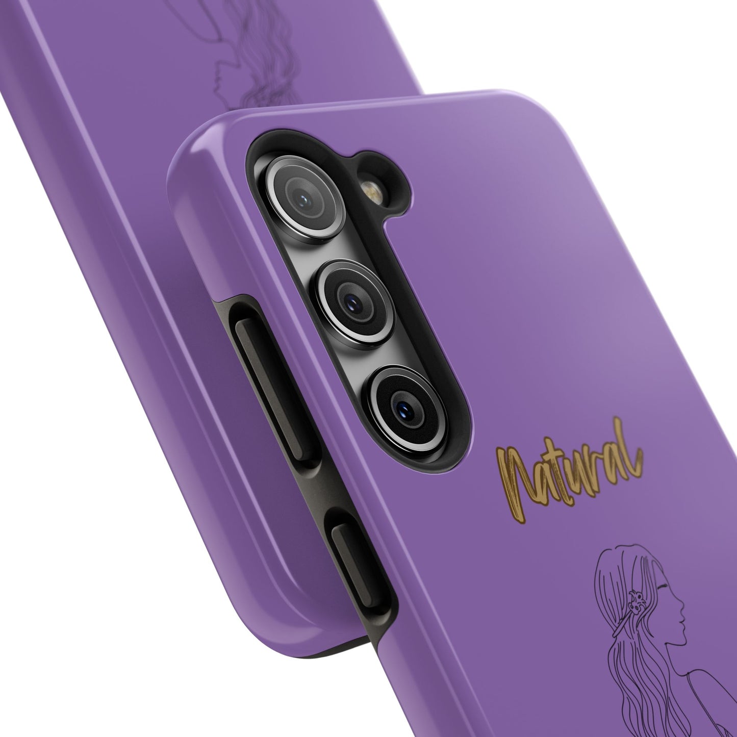 Natural Woman Young Woman (BL)Tough Phone Cases LIGHT PURPLE