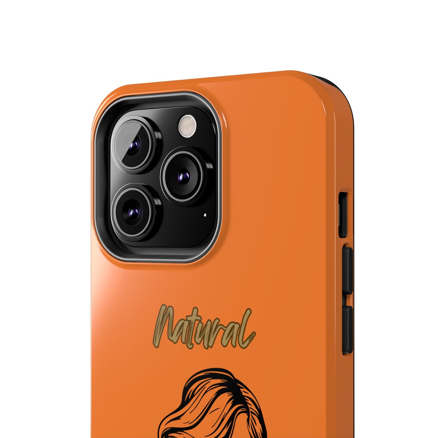 Natural Woman Long Curl (BL)Tough Phone Cases CRUSTA