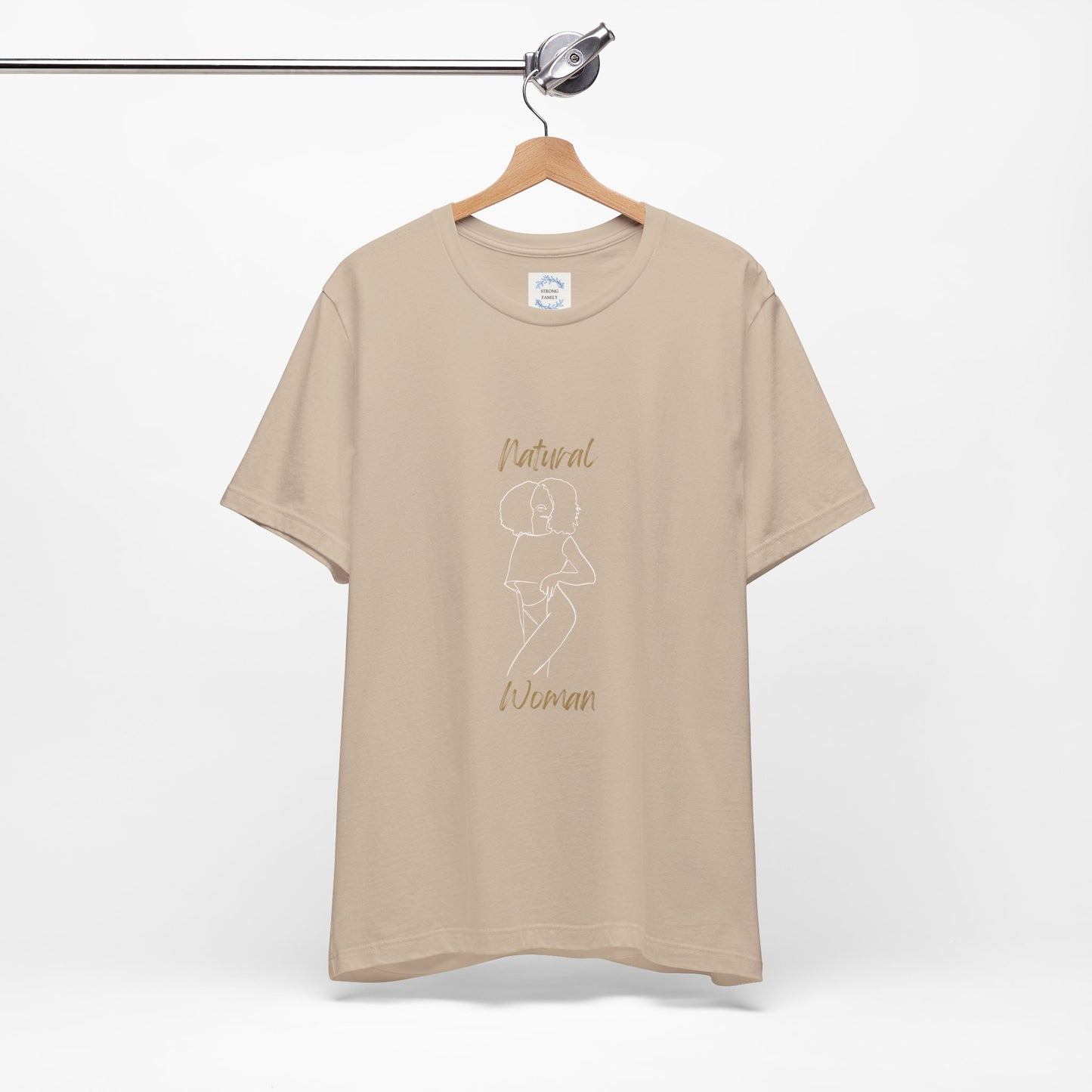 Natural Woman Pose (WL) Short Sleeve T-Shirt
