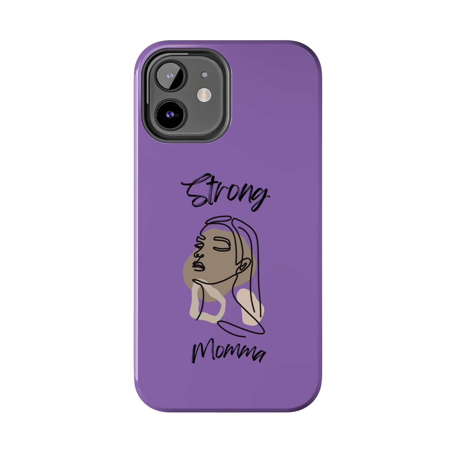 STRONG MOMMA Samsung Galaxy Tough Phone Cases (BL) Light Purple