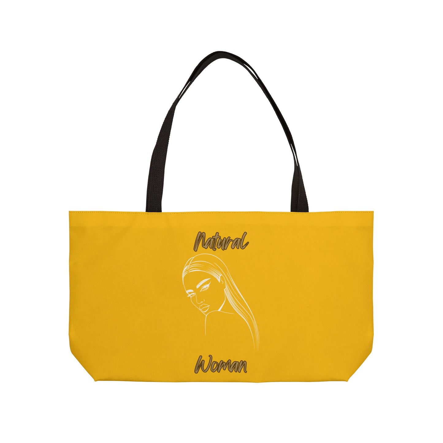 Natural Woman The Stare (WL) Weekender Tote Bag YELLOW