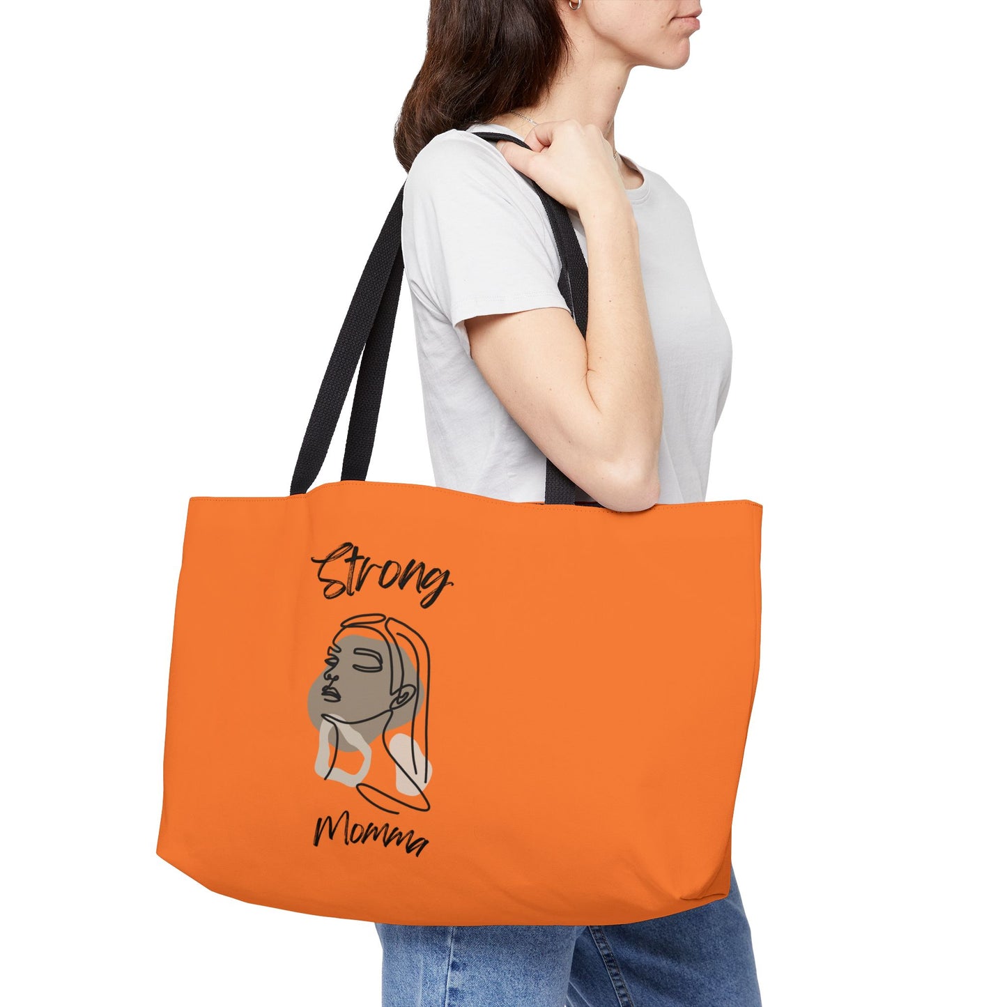 Strong Momma (BL) Weekender Tote Bag CRUSTA