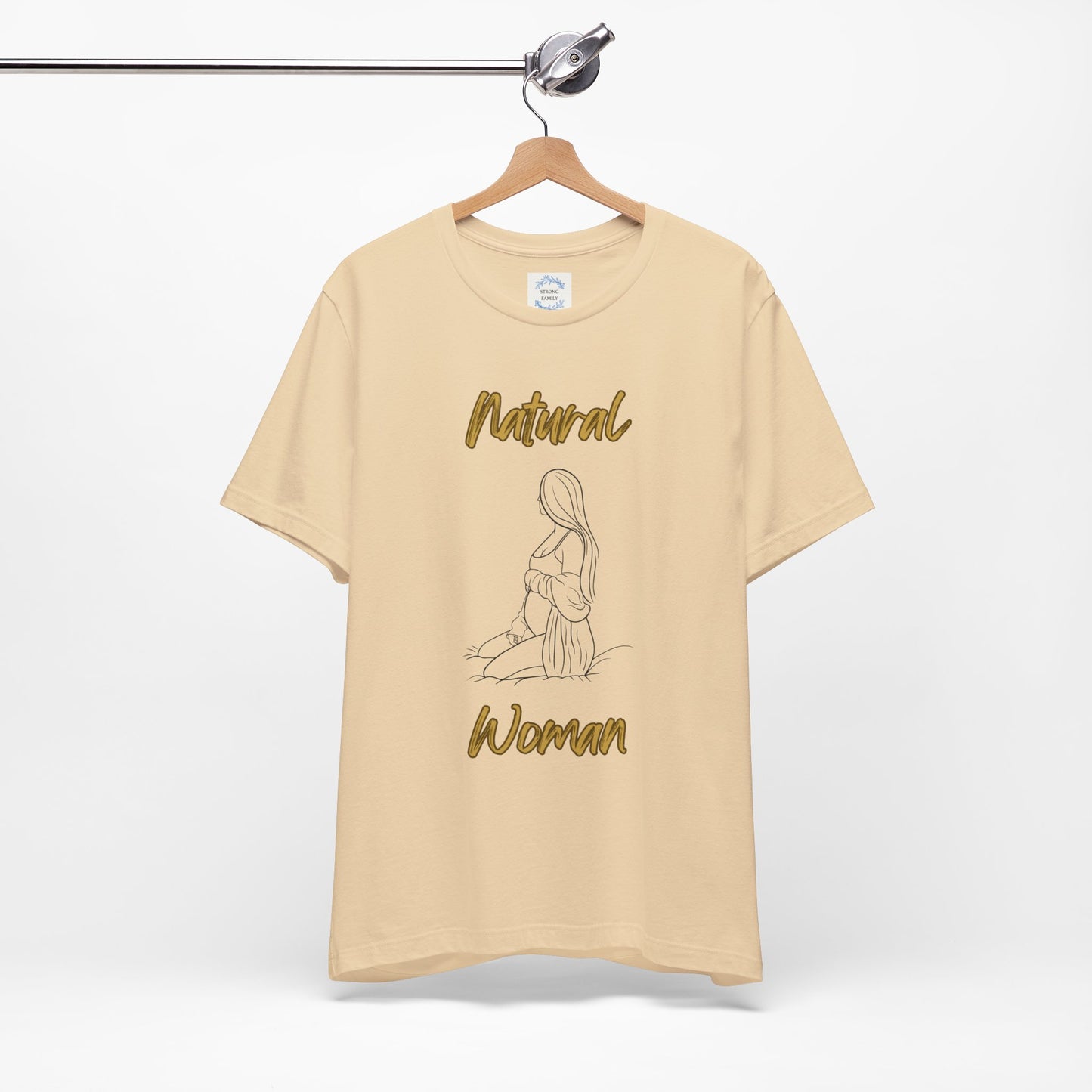 Natural Woman Expecting (BL) Short Sleeve T-Shirt