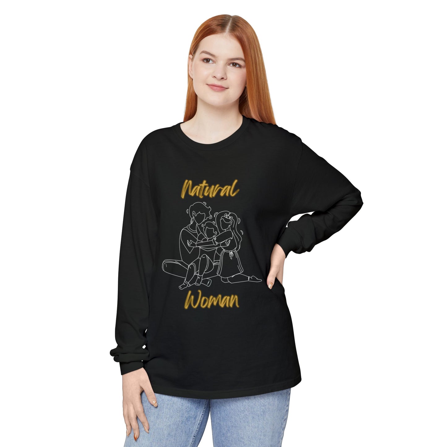 Natural Woman Bear Hugs (WL) Long Sleeve T-Shirt