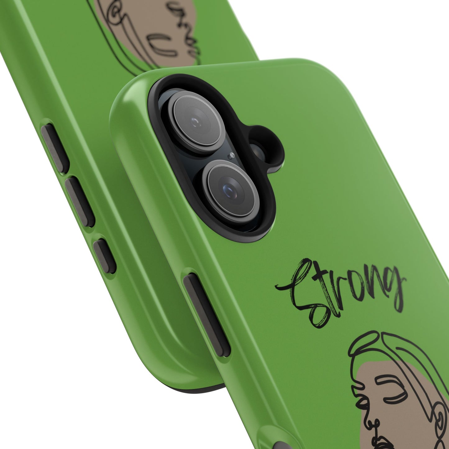 STRONG MOMMA Samsung Galaxy Tough Phone Cases (BL) Green
