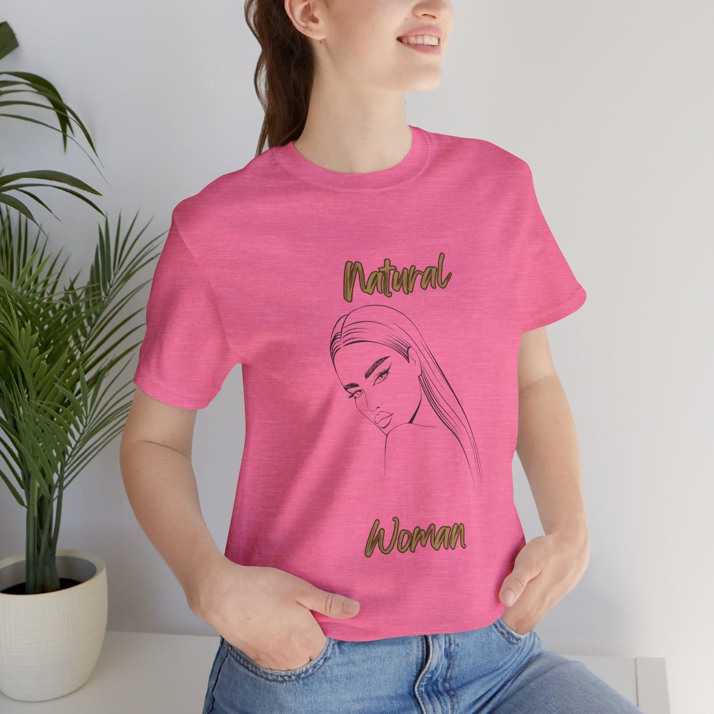 Natural Woman The Stare (BL) Short Sleeve T-Shirt