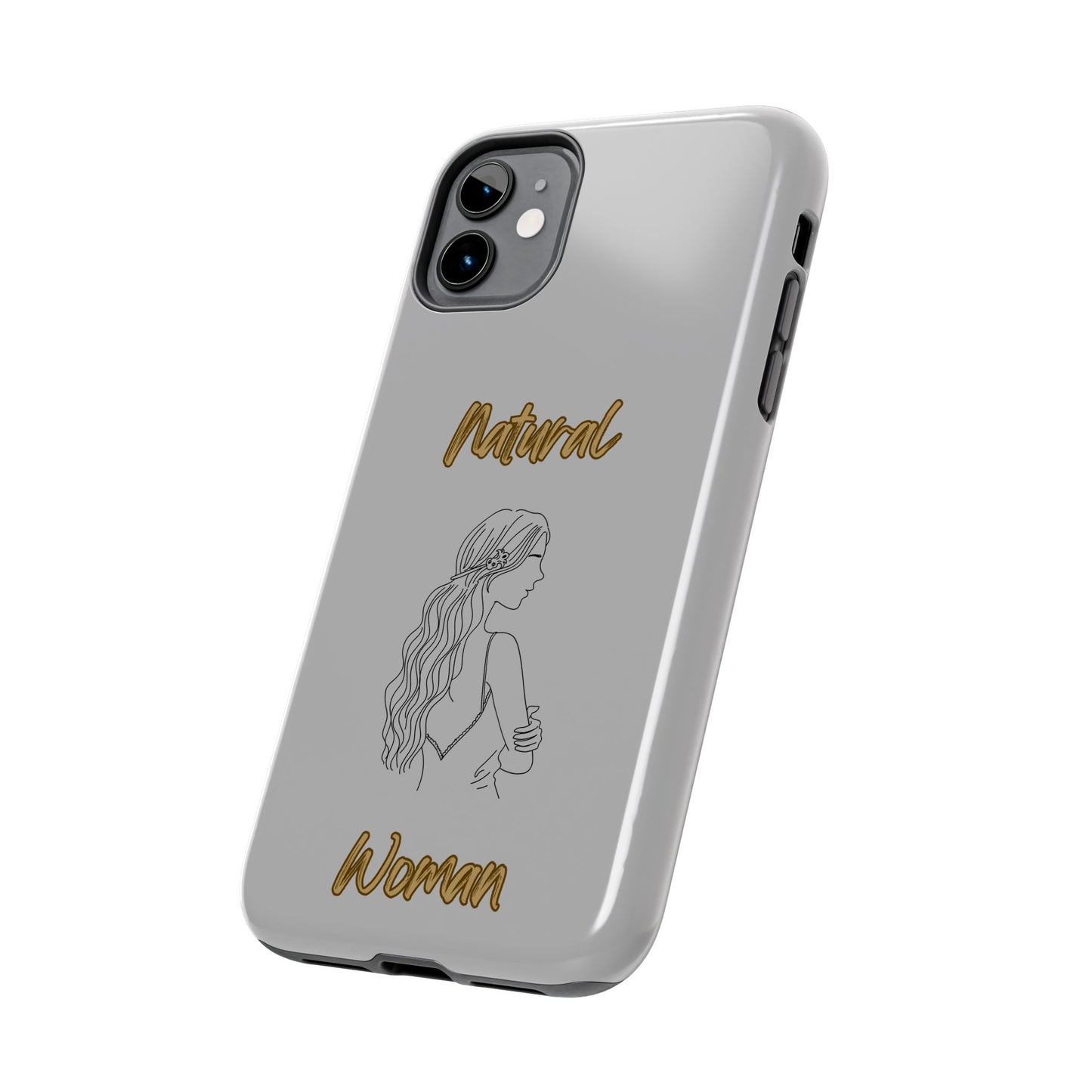 Natural Woman Young Woman (BL)Tough Phone Cases LIGHT GREY