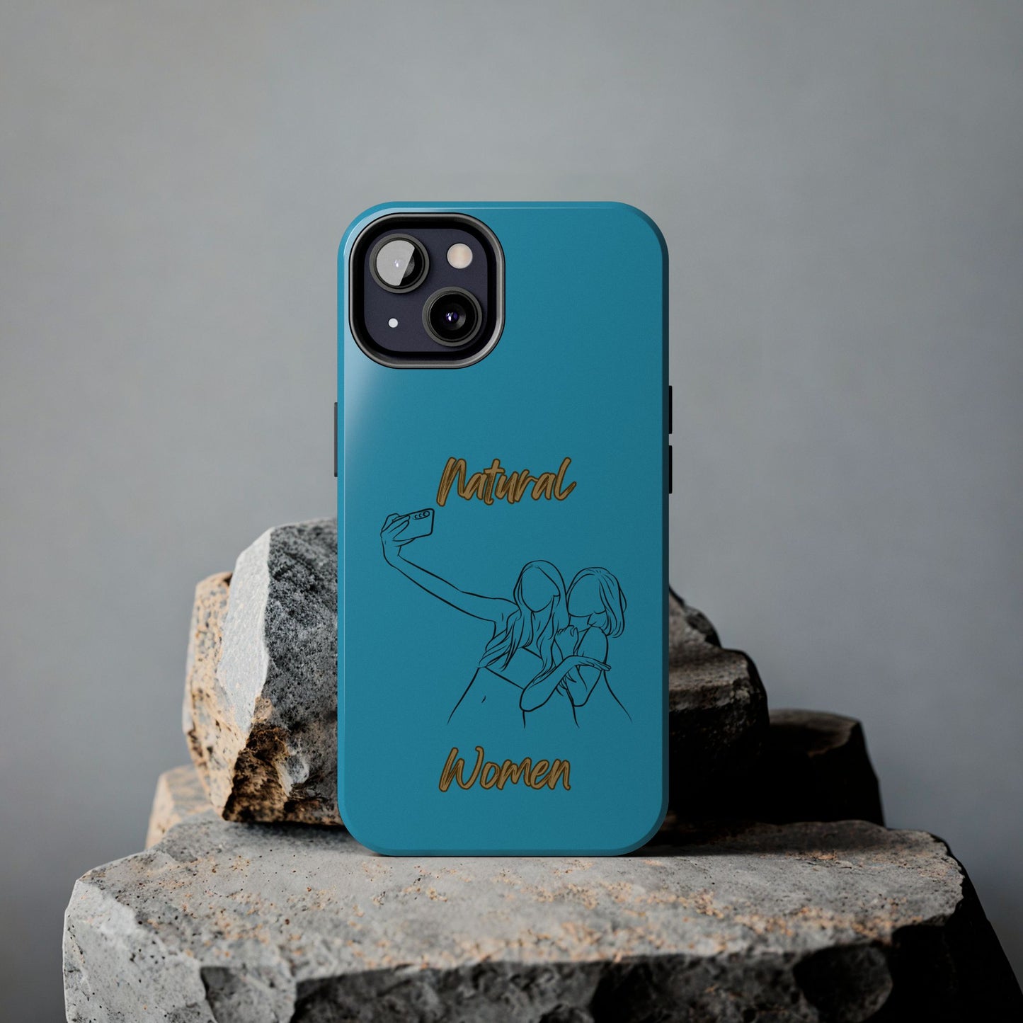 Natural Woman Friends Selfie (BL)Tough Phone Cases TURQOISE