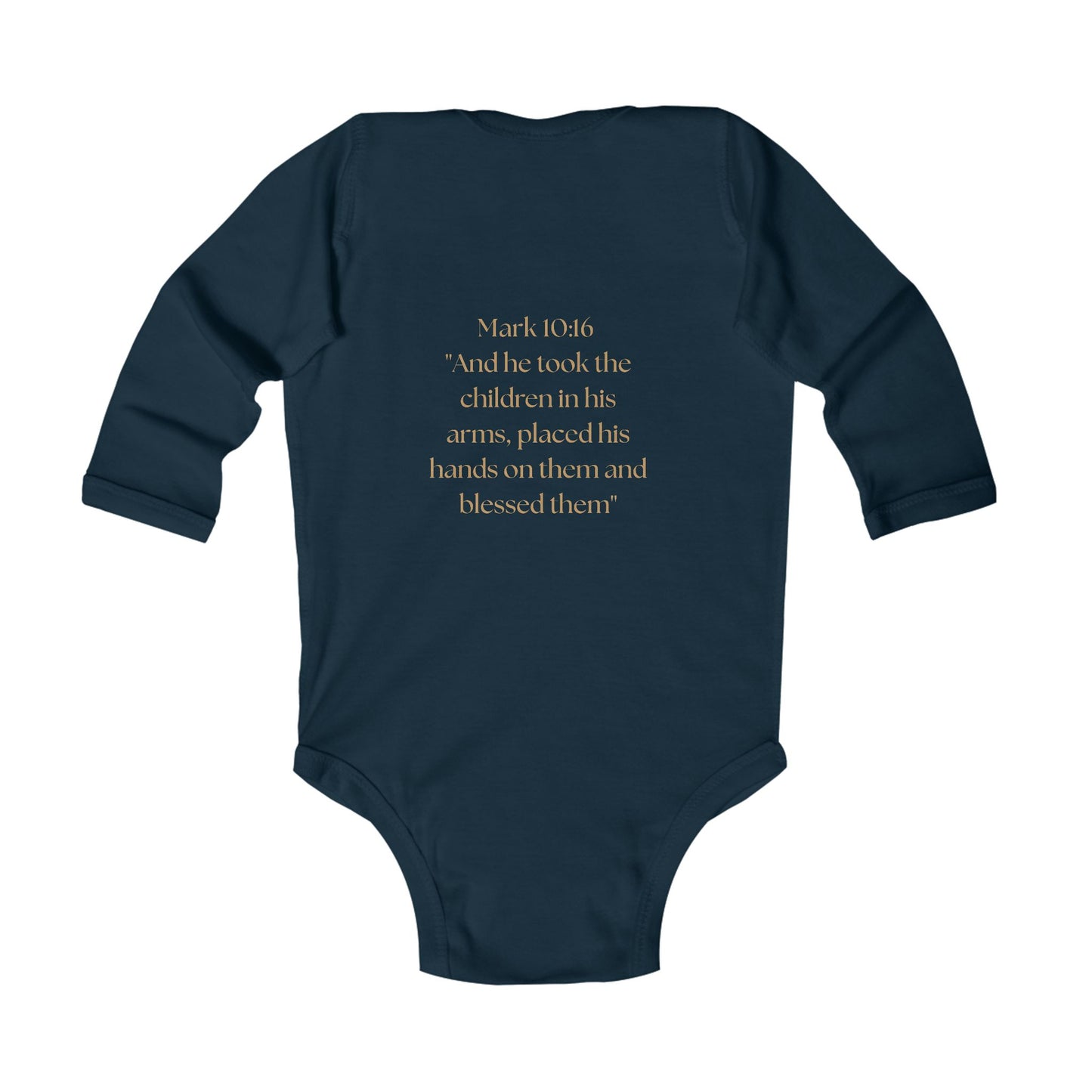 Baby/Toddler Kingdom Mark 10:16 Long Sleeve Bodysuit