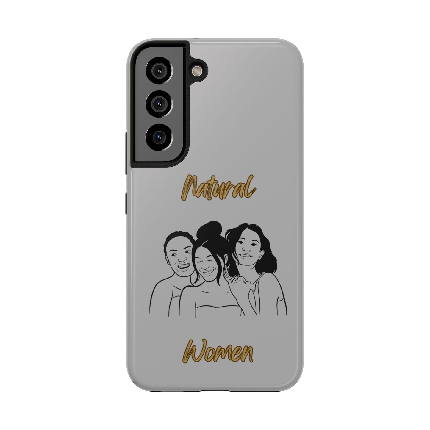Natural Women Laughing Friends (BL)Tough Phone Cases LIGHT GREY