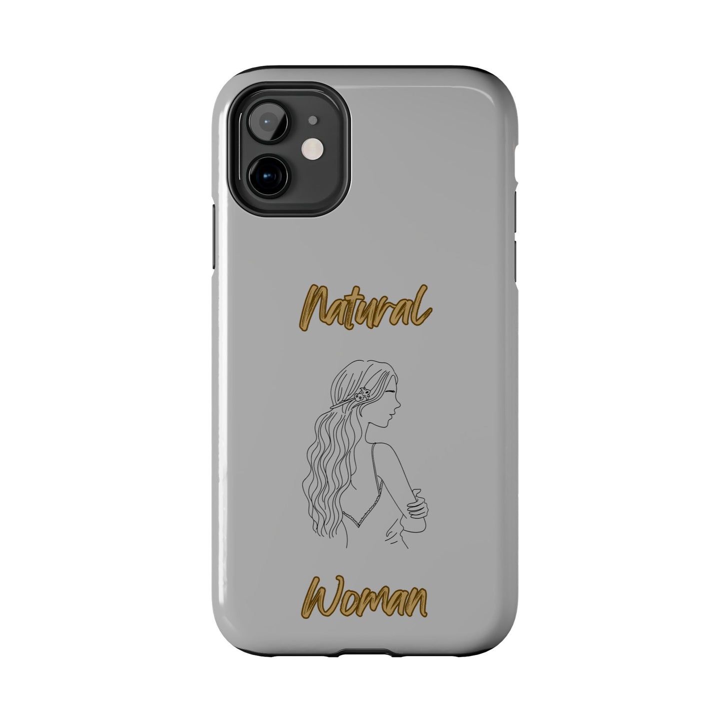 Natural Woman Young Woman (BL)Tough Phone Cases LIGHT GREY