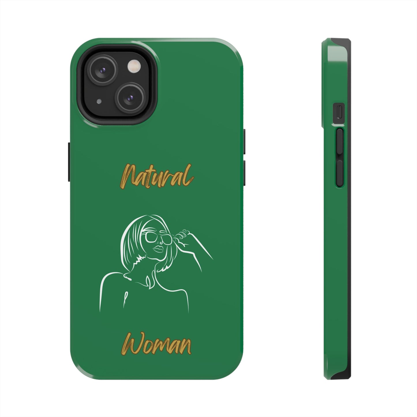 Natural Woman Bright Future (WL)Tough Phone Cases DARK GREEN