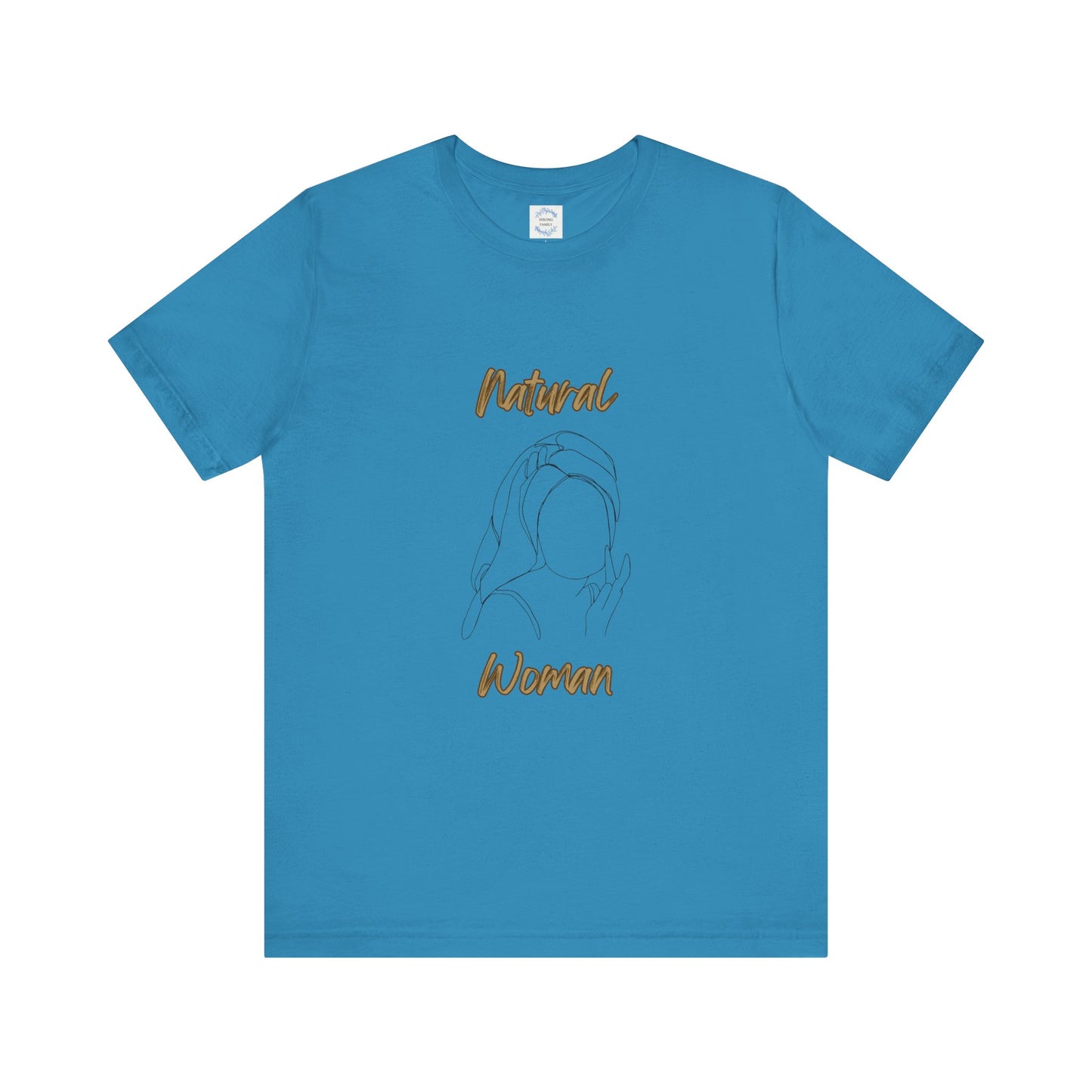 Natural Woman Towel Wrapped (BL) Short Sleeve T-Shirt