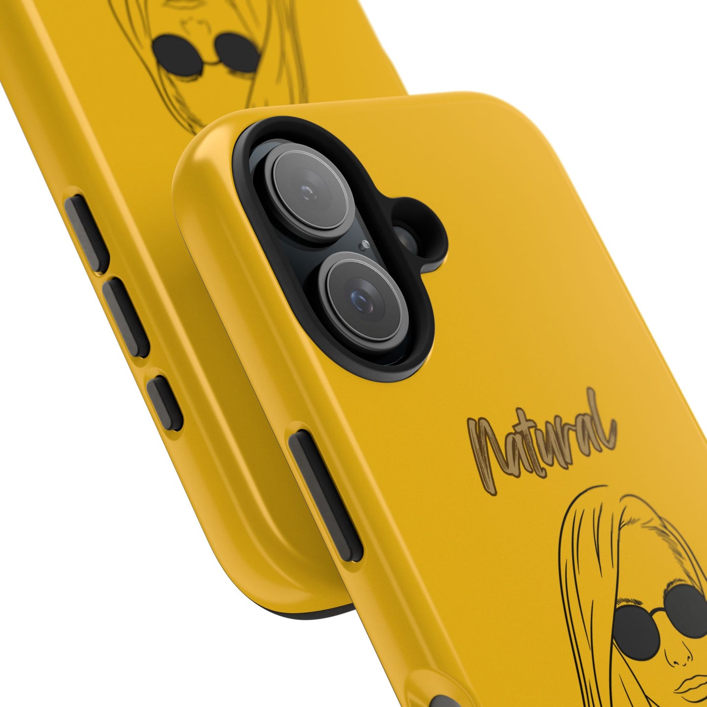 Natural Woman Shades (BL)Tough Phone Cases YELLOW