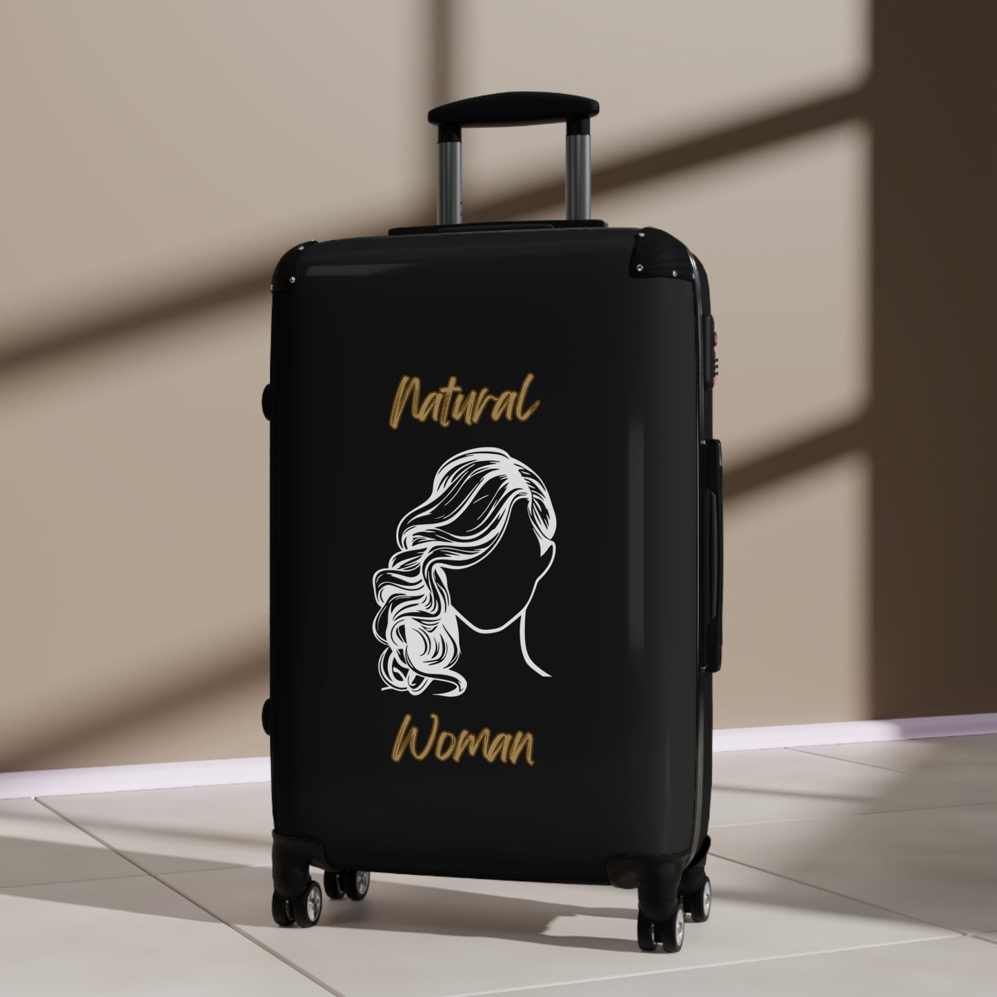 Natural Woman Long Curl (WL) Suitcase BLACK