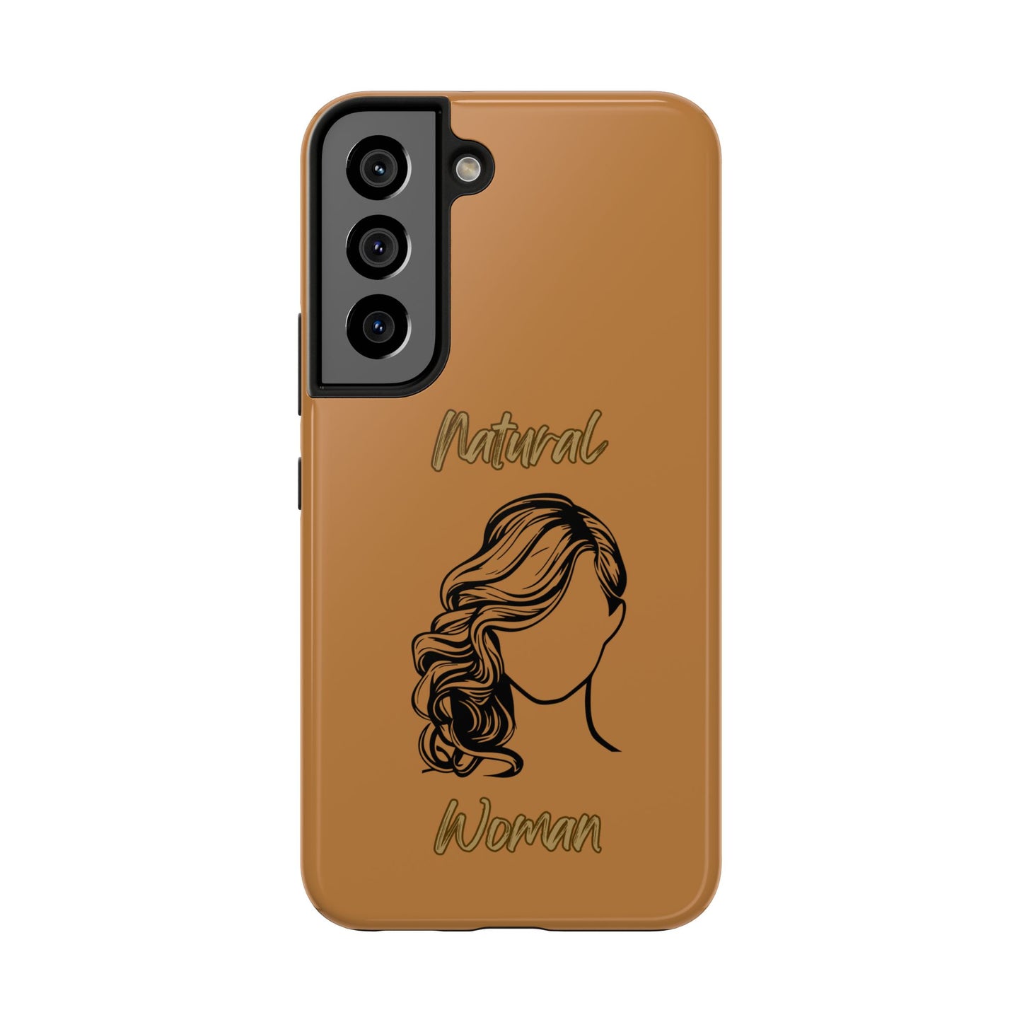 Natural Woman Long Curl (BL)Tough Phone Cases LIGHT BROWN