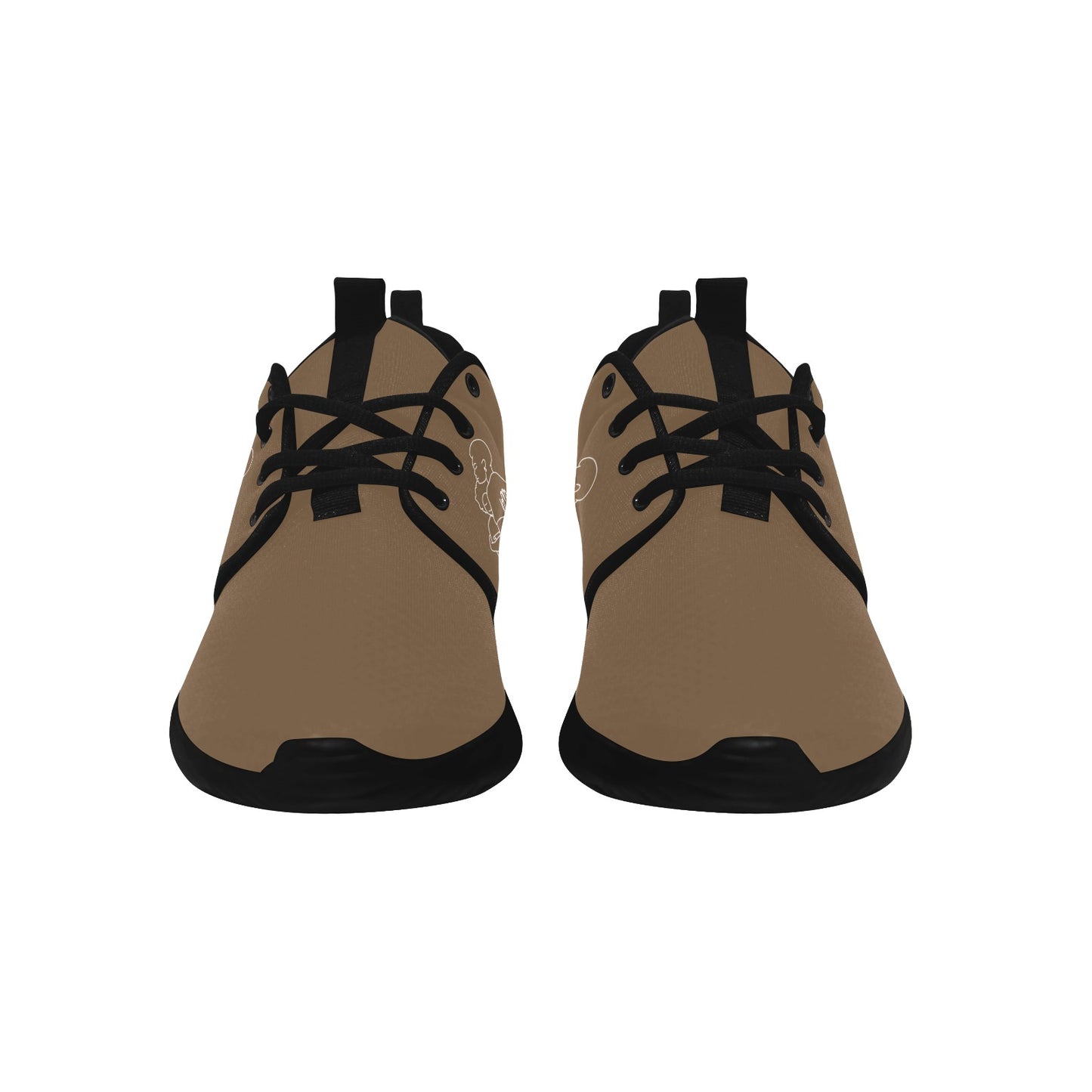 Natural Woman SAFE WITH MOMMA (WL) BROWN w/ Sole Sneakers