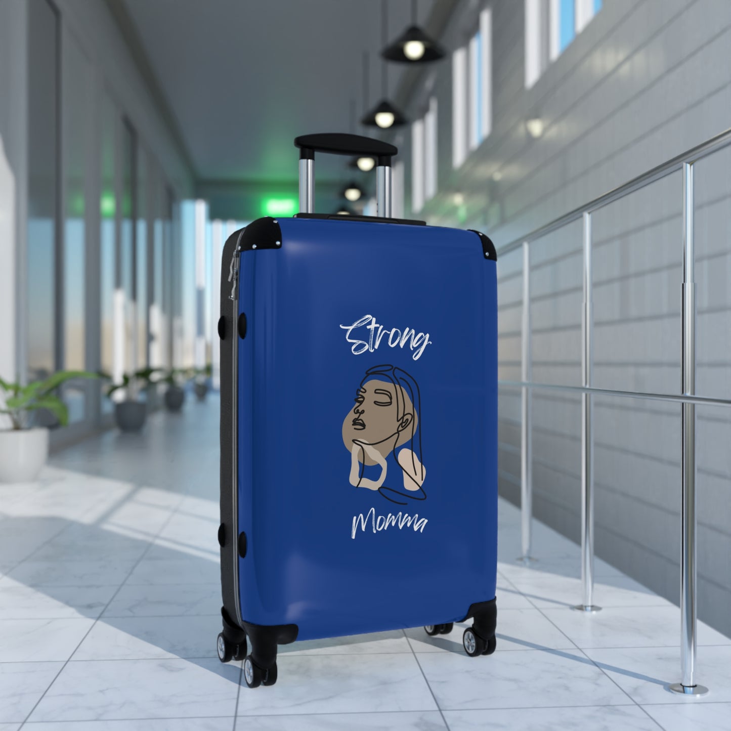 Strong Momma (WL) Luggage Bags DARK BLUE