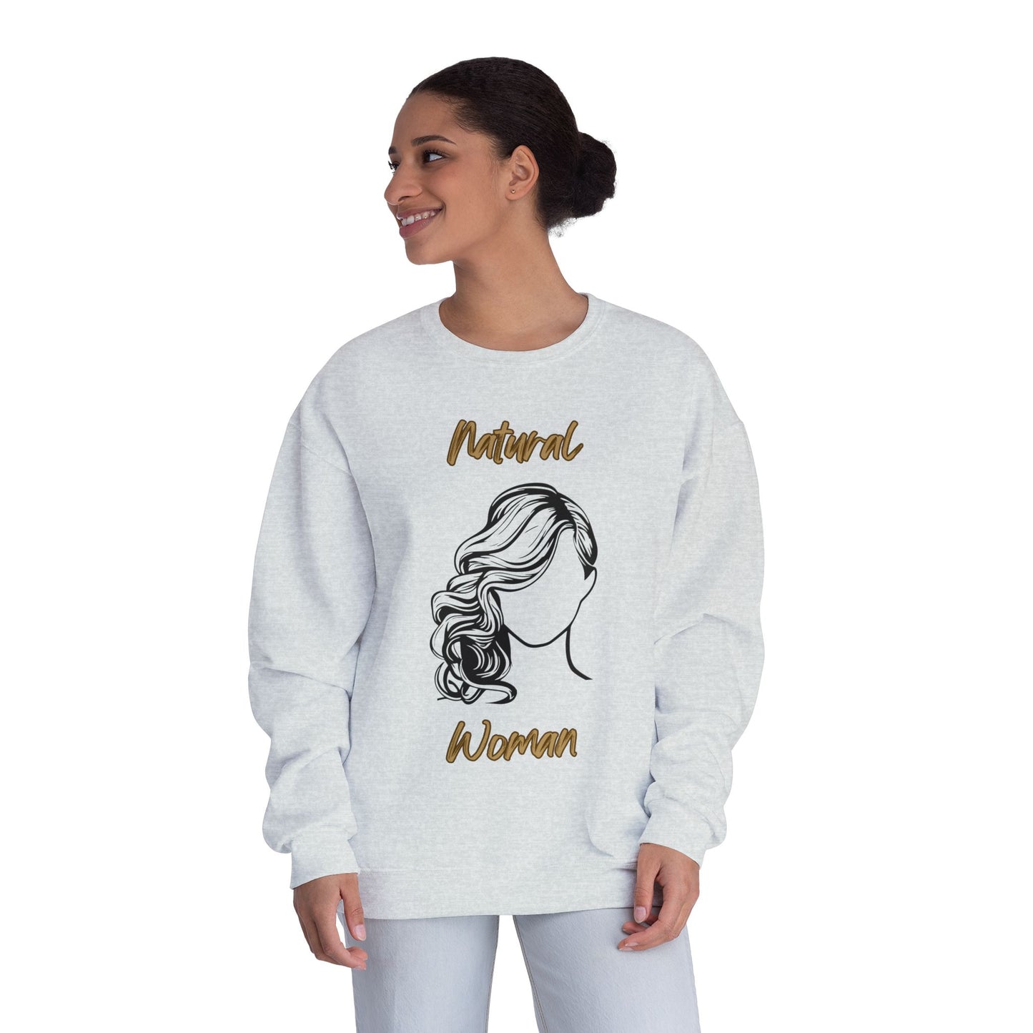 Natural Woman Long Curl (BL) Crewneck Sweatshirt