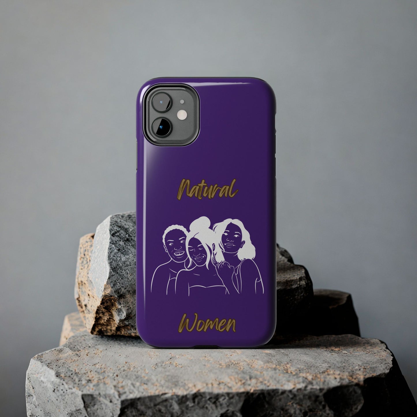 Natural Women Laughing Friends (WL)Tough Phone Cases PURPLE