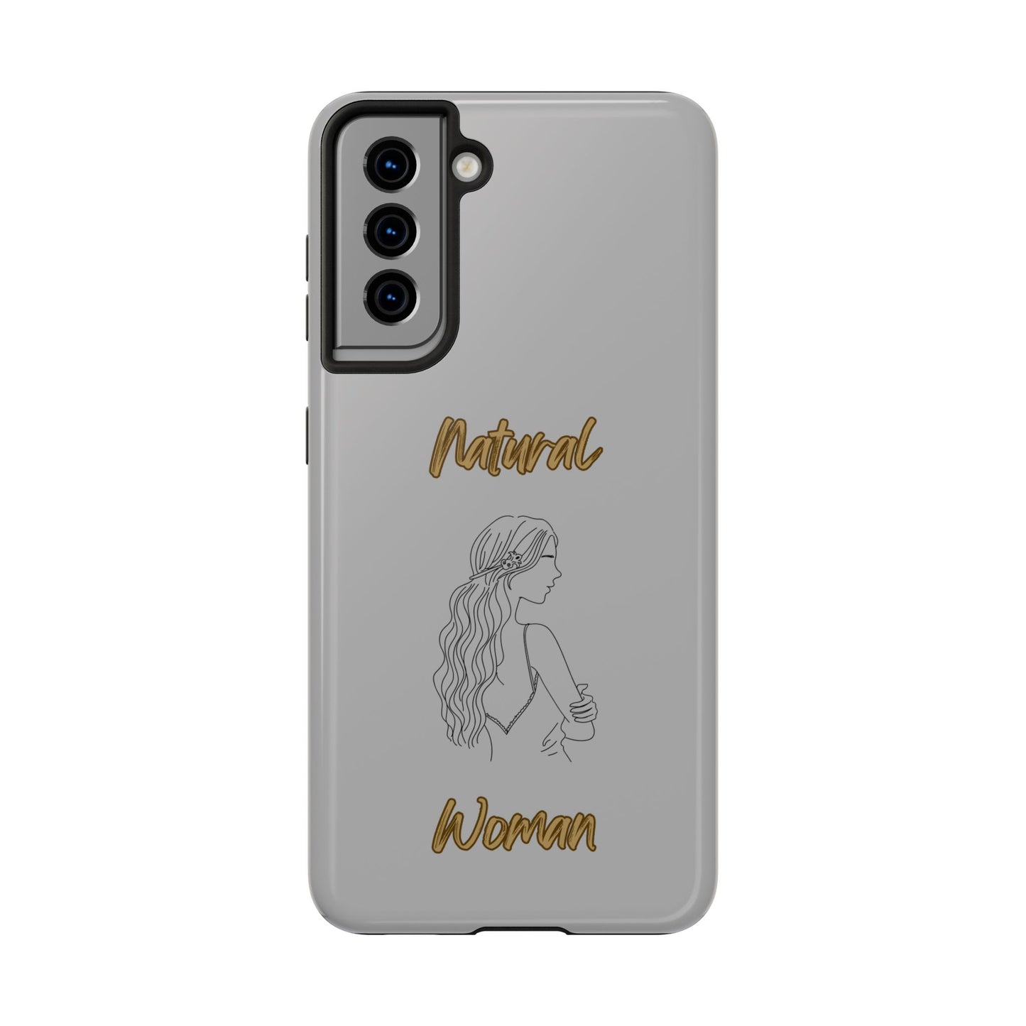 Natural Woman Young Woman (BL)Tough Phone Cases LIGHT GREY