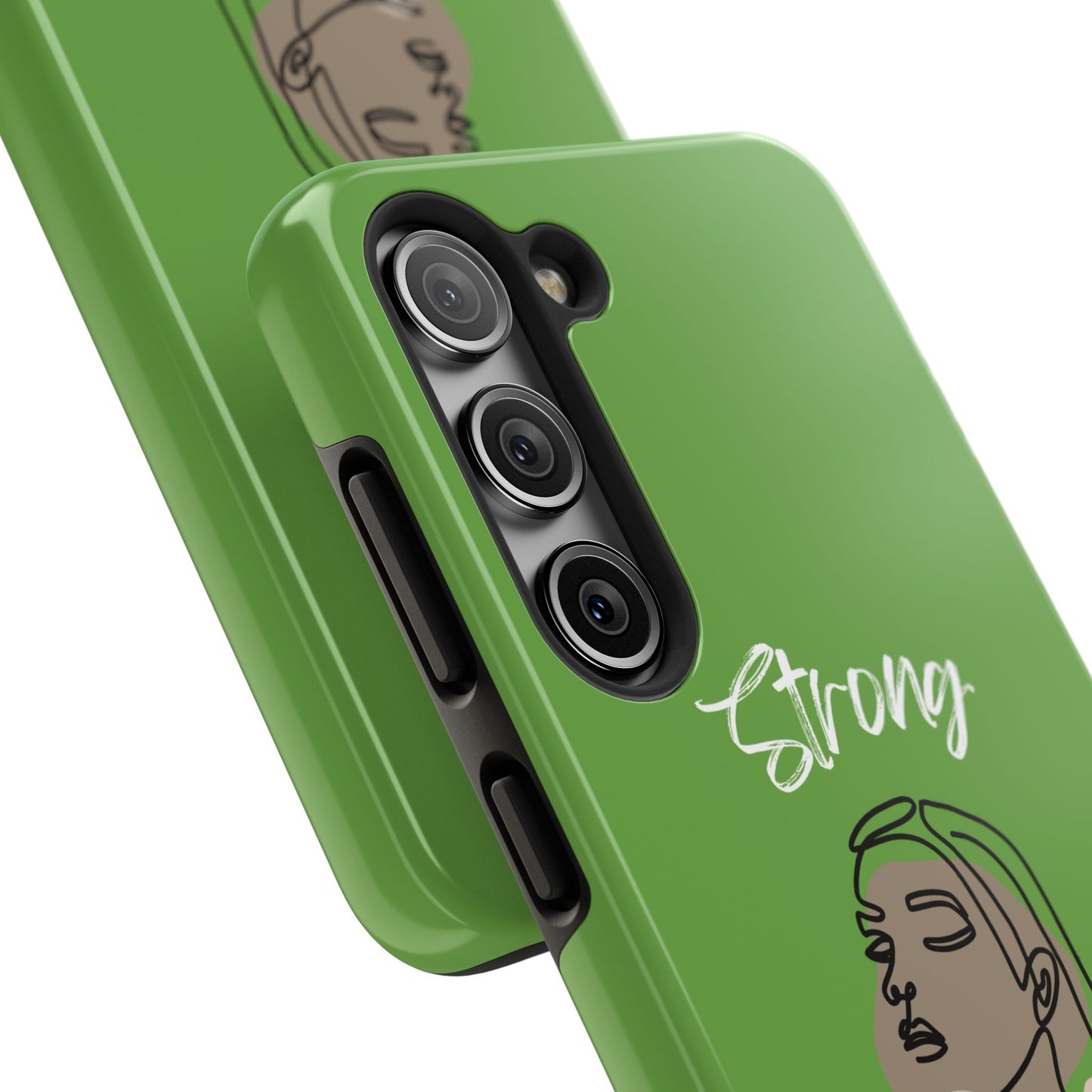 Strong Momma (WL) Tough Phone Cases GREEN