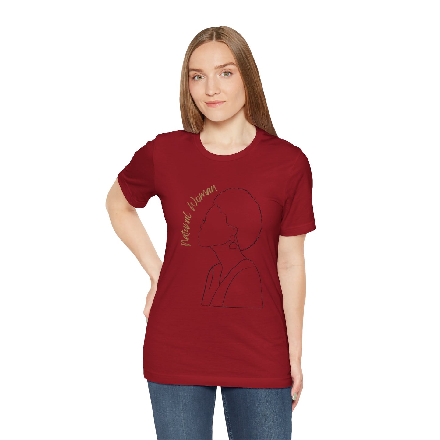 Natural Woman Sm Fro (BL) Short Sleeve T-Shirt