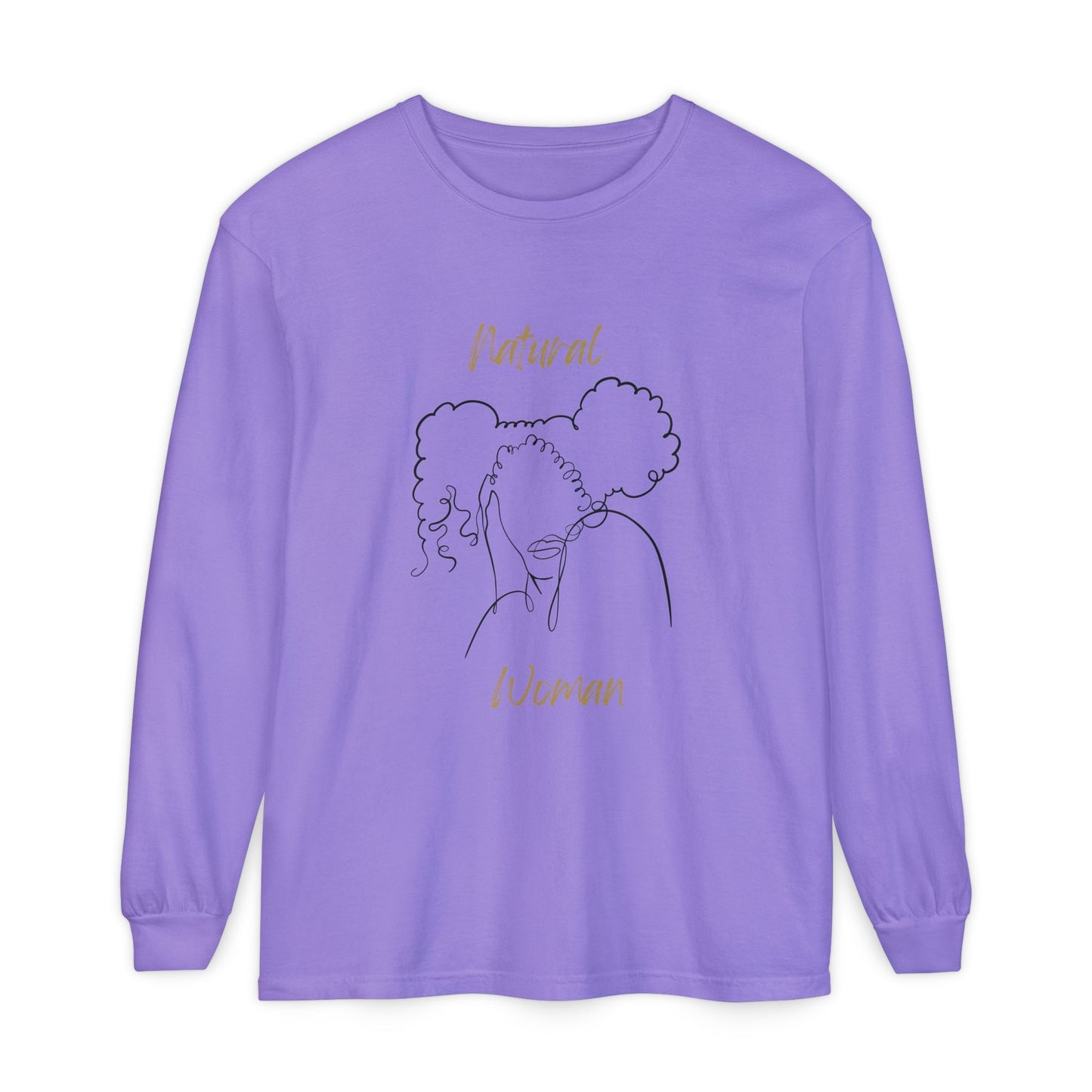 Natural Woman Twin Puffs (BL) Long Sleeve T-Shirt