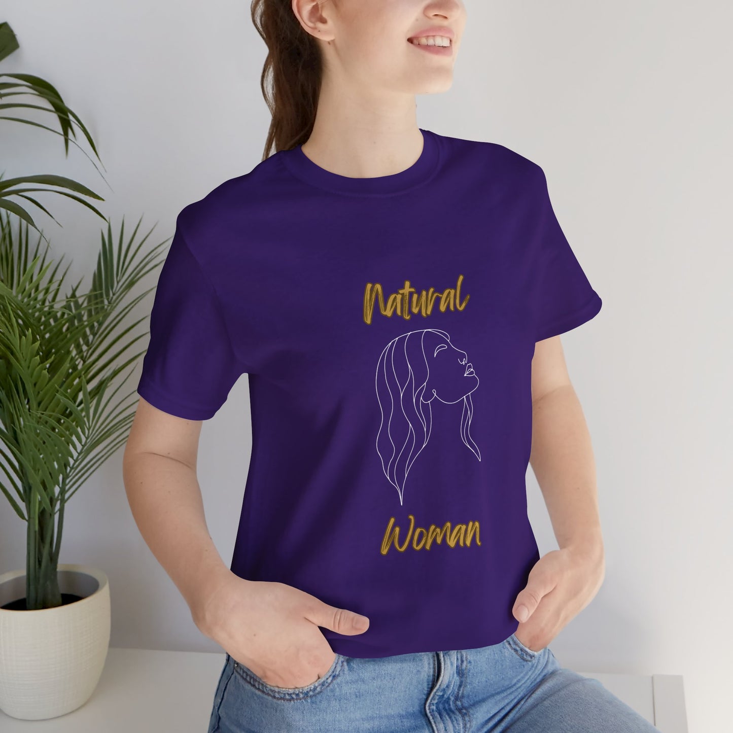 Natural Woman Breeze on Face (WL) Short Sleeve T-Shirt