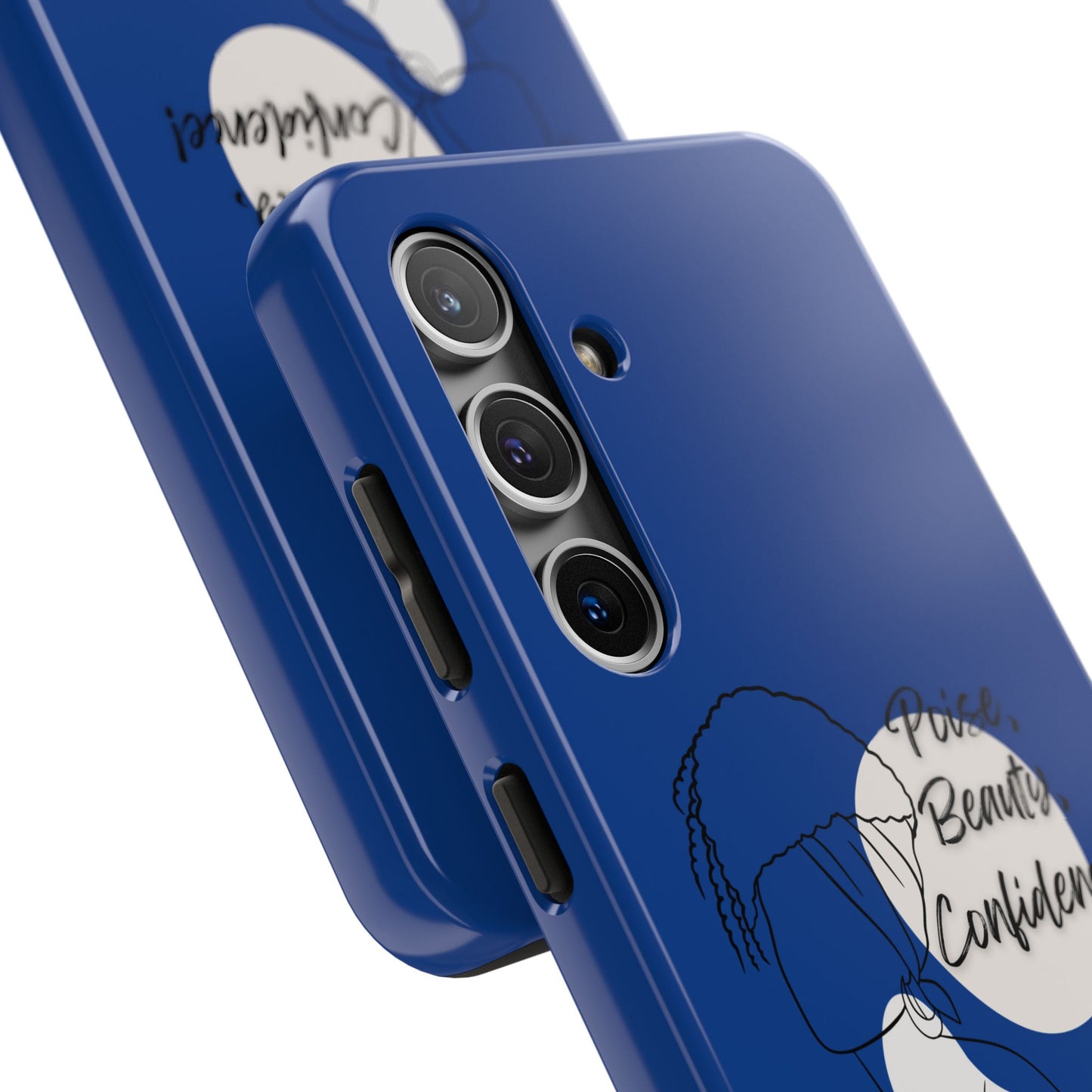 Natural Woman Puff (BL)Tough Phone Cases DARK BLUE