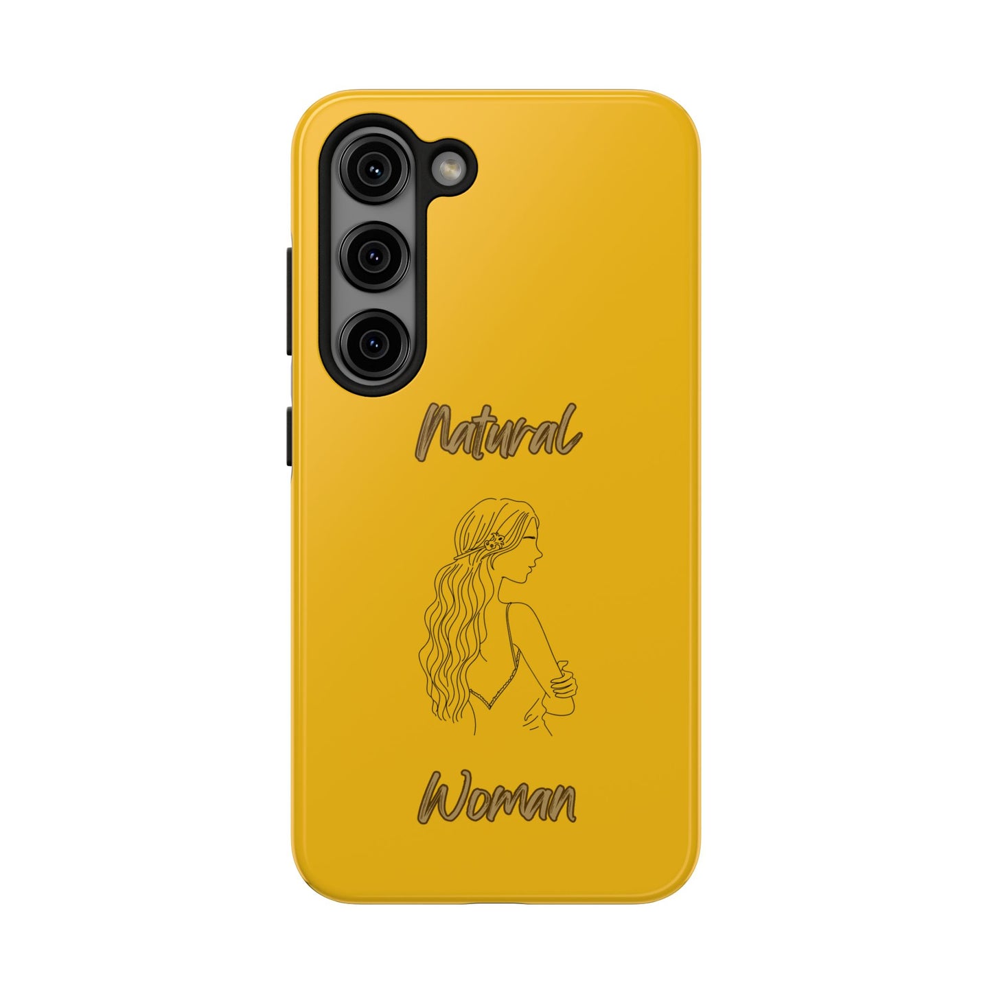 Natural Woman Young Woman (BL)Tough Phone Cases YELLOW