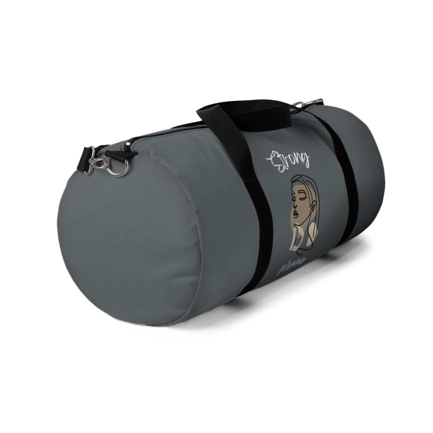 Strong Momma (WL) Duffel Bag DARK GREY
